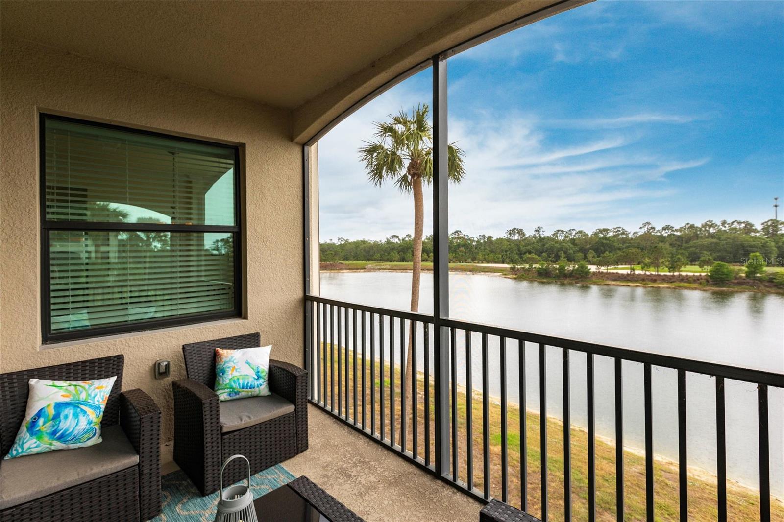 FULLY FURNISHED, luxurious 2BR/2BA condo in the community of Lakewood National Golf Club in Lakewood Ranch.
AVAILABLE FOR LONG-TERM RENTAL OR SHORT-TERM VACATION RENTAL. This 3rd floor unit, with elevator access, offers stunning lake and golf course views from the private screened lanai—perfect for morning coffee or a relaxing evening. Located in a non-flood zone and non-evacuation area, this light-filled unit features an open-concept layout, granite countertops, stainless steel appliances, crown molding, and ample cabinetry. The spacious primary suite with queen bed includes dual closets and a sleek en-suite bath with walk-in shower. The guest bedroom has a queen bed and adjoining full bath. The unit also features a dining room, breakfast nook, in-unit laundry, separate storage room and a designated covered parking spot. Long-term rental does NOT include golf club membership transfer or access to resort amenities. Pool is steps away and owner will provide membership to a nearby gym. Perfect for someone seeking a home in a beautiful, safe, secure Lakewood Ranch neighborhood. Vacation rentals include FULL membership transfer granting access to all amenities, including 2 championship golf courses, tennis courts, pickleball, resort pool, spa, gym, Tiki Bar and Restaurant. This fully equipped condo offers comfort, convenience, and class in a gated Lakewood Ranch community!
LONG-TERM LEASE
Min 12 months
Monthly rent: $2,000
First/last month and $1000 security deposit required
Cleaning fee $300
Pet fee $300 (dogs only, under 25 lbs)
SHORT-TERM VACATION RENTAL
Min 1 month
Security deposit of $2000 due at booking and non-refundable if cancelled within 60 days of check-in.
Monthly rent: Off-season (May-Oct)$2,000
In-season rates: Nov/Apr $3,000
Dec-Mch: $4,500