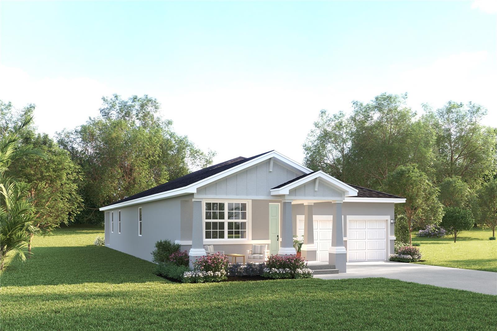 Pre-Construction. To be built. Welcome home to Parkview Preserve! New homes conveniently located just off SR-429. You’ll have easy access to the downtown, and weekend errands are made easy with Kelly Park Crossing and Publix just two miles away. Choose your floorplan, & designer features. Private homesites with nature-views available. At Parkview Preserve everything you want is right in your community with a pool, cabana, playground, and walking trails. The Kingsley is a 2-car garage home that offers space & style on one convenient level. Your foyer directs you toward two spacious bedrooms and a full bath before leading into your wide open living area. Here, your great room and dining space are ideal for gatherings. Enjoy a homecooked meal from your gourmet kitchen, prepped on your large island, then take in the night air on your lanai. An additional bedroom or office is tucked away near the powder room. Your luxurious owner’s suite features a dual vanity bath and a huge walk-in closet. All Ryan Homes now include WIFI-enabled garage opener and Ecobee thermostat. **Closing cost assistance is available with use of Builder’s affiliated lender**. DISCLAIMER: Prices, financing, promotion, and offers subject to change without notice. Offer valid on new sales only. See Community Sales and Marketing Representative for details. Promotions cannot be combined with any other offer. All uploaded photos are stock photos of this floor plan. Actual home may differ from photos.