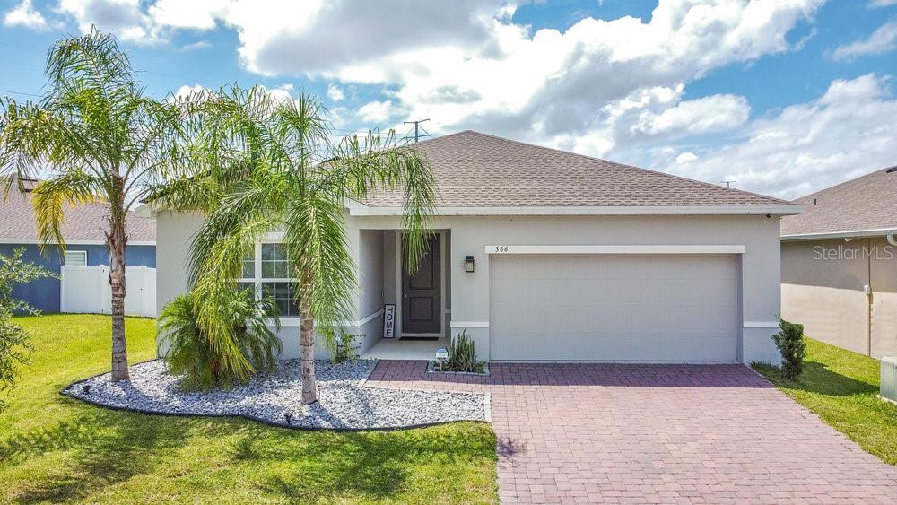Welcome to this stunning and pristine 3-bedroom, 2-bathroom home in the growing community of Davenport! Built in 2022, this move-in ready property features open living space with a modern kitchen, spacious bedrooms, and stylish tile and carpet flooring. The home sits on an oversized lot, offering plenty of room to relax or entertain outdoors with no rear neighbors. Easy access to community pool too! Washer, dryer and refrigerator are negotiable as well. Solar home that creates enough energy for 3-4 months of no electric bills!! And sweetest part of all - 3.625% Assumable FHA Mortgage!!! Let's make this yours today!!
Located just minutes from I-4, Posner Park, and Orlando's world-famous attractions, this home is perfect for families, commuters, or investors. With great curb appeal, low-maintenance finishes, and strong rental potential, this is Florida living at its best. Don’t miss your chance—schedule your showing today!