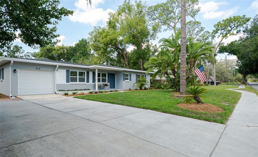 Considering living in a Ready to Move-In, centrally located Tampa home in an established, mature neighborhood?  How about a winter home to escape to or an investment property to rent out?     Don’t miss your chance to have a FULLY UPDATED home with its own screened pool in a non-HOA and non-CDD neighborhood.  No fees!   This home is truly Ready to Move-In, even the furniture is available!   With easy access to USF, Moffit Cancer Center, James A. Haley VA Hospital, and Telecom Parkway, this home is also convenient to downtown Tampa and Orlando via I-4, just 5 miles away.   Enjoy a short walk to the public golf course and the Temple Terrace Golf and Country Club along the charming, tree-lined streets of Temple Terrace.  For the water enthusiasts, boat access to the Hillsborough River is part of Riverhills Park, less than a mile away.   Recent home improvements include: New Roof (2023); DOUBLE PANE windows and glass doors; New GAS Water Heater, New ELECTRICAL panel; and New Luxury Vinyl Plank flooring throughout the entire home.  The completely renovated kitchen offers all new SS appliances including a gas range/oven, stone countertops, beverage bar, 42" white shaker soft-close cabinets, double door pantry, and a huge island, all open to the eating and great room areas.   A second living area with a wood burning fireplace and separate outdoor access offers a variety of uses.    Both bathrooms have been totally remodeled, new recessed lighting and ceiling fans throughout, additional ceiling insulation; and new garage door with opener.   The entire south-facing pool area has been rescreened, all aluminum and decking painted, and the generous 32’X16’ pool has been entirely resurfaced.   With an oversized lot of nearly 1/3 acre, there is plenty of room for gardening, storing your boat, or spending time in your workshop.   The Temple Terrace Family Recreation Complex with basketball/tennis/pickleball courts, fitness center with trainers, and several organized activities is only a mile away.    Don’t let the opportunity to make this home yours get away!   Call today for a private tour or more information.