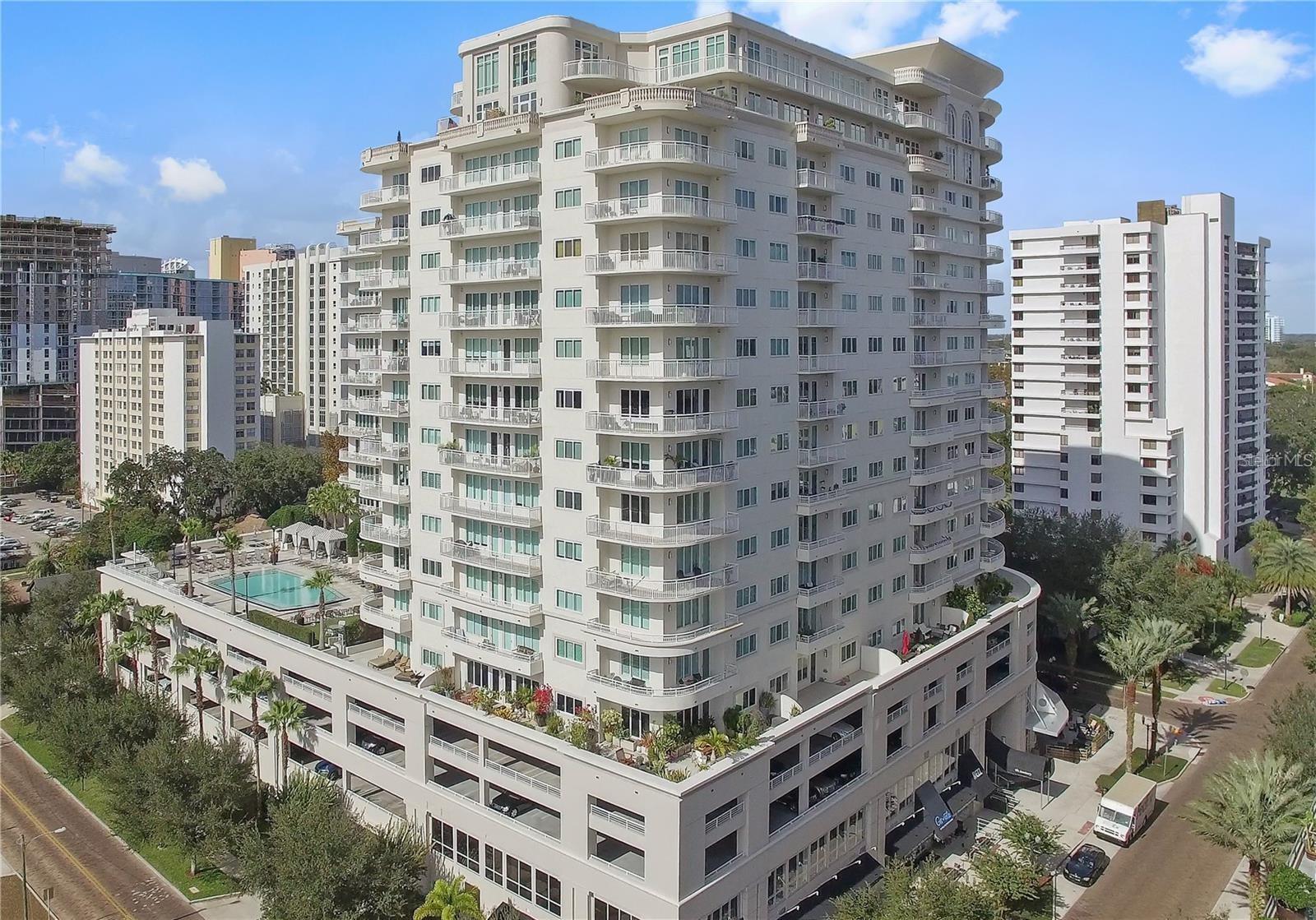 VERY RARE FIND, DIRECT LAKE EOLA VIEWS, 2 BED/2.5 BATH WITH DEN. IMMACULATE CONDITION, MARBLE FLOORING IN KITCHEN AND
BATHS. SANCTUARY DOWNTOWN IS ONE OF THE MOST DESIRABLE LUXURY TOWERS IN OUR DOWNTOWN MARKET. THIS EXCLUSIVE
COLLECTION OF 173 OVERSIZED SKY HOMES OFFER SPACIOUS LAYOUTS WITH LARGE TERRACES, EXECUTIVE LEVEL LIFESTYLE AND MUCH MORE. 24 HOUR SECURITY/CONCIERGE AND THE ATTENTION TO DETAIL YOU WOULD EXPECT FROM A FIVE STAR HOTEL WITH ALL COMMON AREAS COMPLETELY UPDATED BY AWARD WINNING INTERIOR DESIGNER TED MAINES. THIS LUXURY RESIDENCE OPTIMIZES THE NATURAL LIGHT FROM THE NORTH FACING WINDOWS AND STUNNING VIEWS OF LAKE EOLA. GOURMET KITCHEN WITH PREMIUM STAINLESS APPLIANCES INCLUDING SLEEK EUROPEAN DESIGNER CABINETRY, EXCELLENT FOR ENTERTAINING. LARGE UTILITY ROOM WITH INTERIOR WASHER/DRYER AND ADDITIONAL AIR CONDITIONED STORAGE ROOM JUST DOWN THE HALL FROM THE RESIDENCE. THE SANCTUARY IS EQUIPPED WITH TWO ELEVATOR BANKS, CUSTOM TOUCHES SUCH AS GALLERY QUALITY ARTWORK IN HALLS, PRIVATE DOORBELLS, AND BACKLIT RECESSED CEILINGS DETAILS. HEATED POOL WITH SPA AND PRIVATE CABANAS LOCATED ON THE 5TH FLOOR AMENITY TERRACE. PRIVATE RESIDENT LOUNGE WITH SCREENING AREA. FITNESS FACILITY WITH STEAM AND DRY SAUNA FACILITIES. NESTLED IN THE SOUTH EOLA DISTRICT, THE SANCTUARY HAS AN EXCELLENT WALKABILITY SCORE AND IS STEPS FROM LAKE EOLA, THE FARMERS MARKET, AND THE FESTIVE ACTIVITIES WHICH OCCUR AROUND THE LAKE YEAR ROUND.
