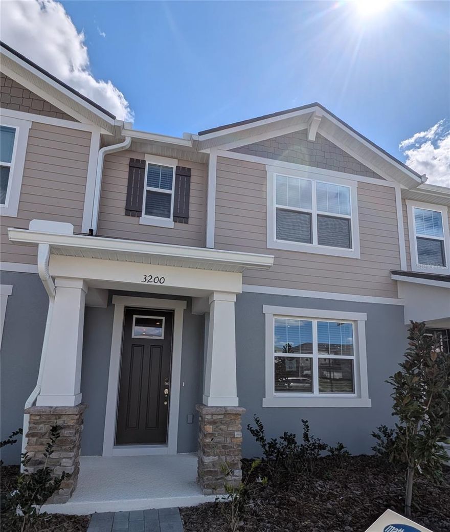 BRAND NEW Luxury Townhome in the Heart of Apopka, fast access to the 429/Wekiva Parkway, making commutes to Downtown Orlando, Altamonte Springs, or the attractions a breeze.

Experience contemporary living in this never-before-lived-in, luxury townhome located in the highly sought-after Gardenia Reserve community. Available for immediate move-in, the ‘Catalina I’ floorplan offers a seamless blend of modern design, energy efficiency, and suburban convenience. The first floor is anchored by a modern kitchen featuring granite countertops, premium stainless-steel appliances, and a massive center island perfect for entertaining, which flows into an expansive open-concept living and dining area highlighted by high ceilings and abundant natural light.

The upstairs retreat offers maximum privacy with all bedrooms located on the second level, centered around a versatile loft that is ideal for a home office or media room. The owner’s suite serves as a peaceful sanctuary, complete with a spacious walk-in closet and a spa-like ensuite bath featuring dual vanity. Built with tech and efficiency in mind, the home includes energy-efficient construction, smart home integration, and high-speed fiber availability. For added convenience, the property comes equipped with a brand-new washer and dryer as well as a two-car garage.

Residents of Gardenia Reserve enjoy access to resort-style amenities including a sparkling community pool, cabana, tot lot, and paw park.