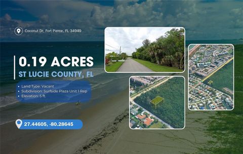 Lot 12 COCONUT DRIVE FORT PIERCE FL 34949