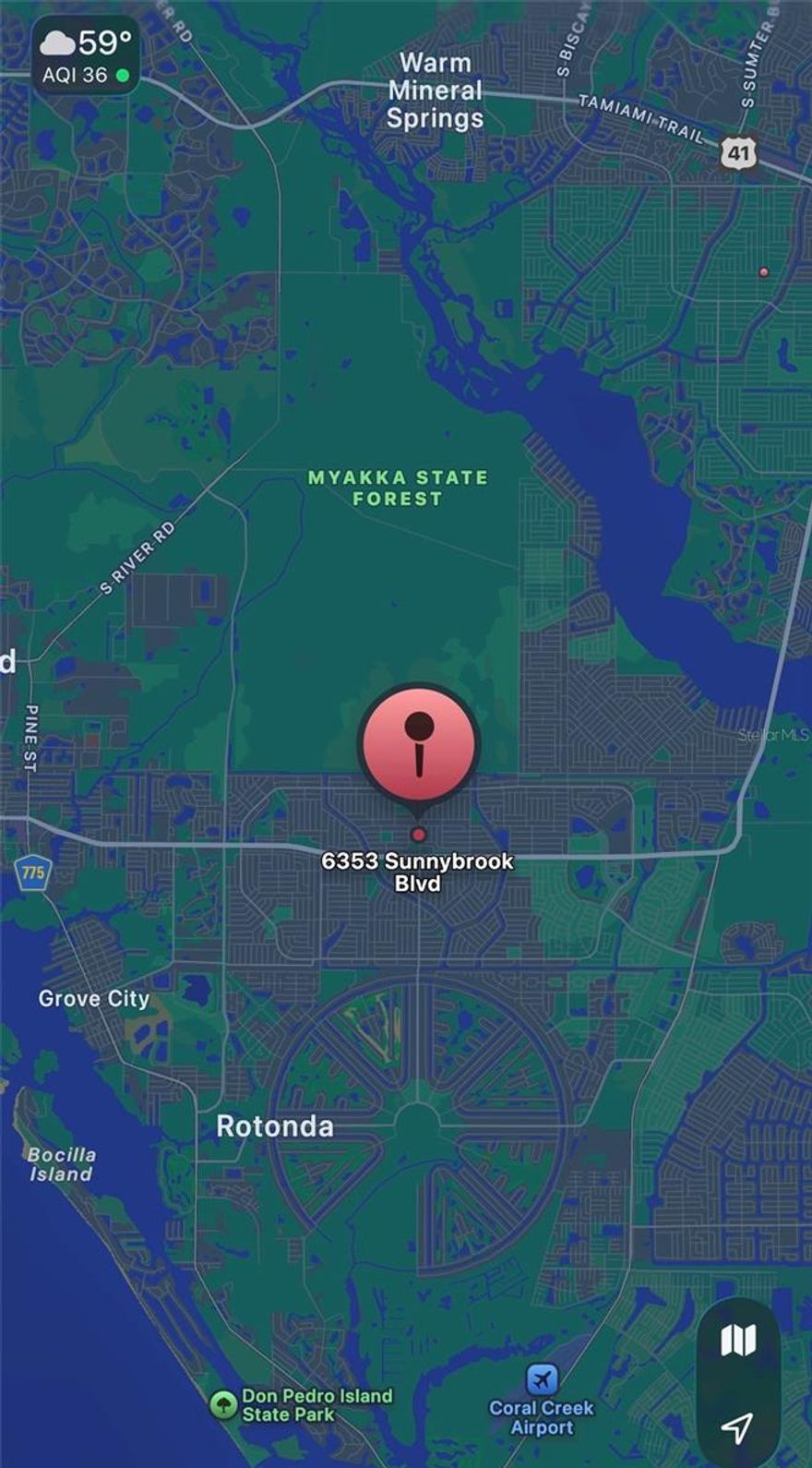 Buildable lot in highly desirable and convenient location. New Aldi is in walking distance, and Englewood beach is just 6.6 miles away (approximately a 12 minute drive). Property located not in a flood zone (flood zone X). established homes on both sides, with electricity nearby, as well as access to public sever and water. Don't miss your chance to build your dream home!