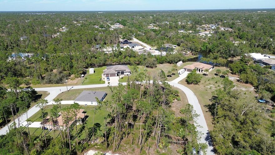 Beautiful home site to build your dream home .