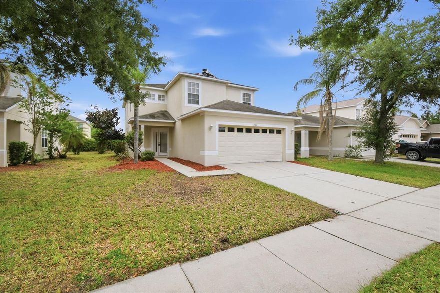 One or more photo(s) has been virtually staged. Beautiful 2-story home featuring 4 bedrooms, 2.5 bathrooms, and a 2-car garage with a functional and inviting layout designed for comfortable everyday living and entertaining. The open floor plan offers a spacious main living area that flows seamlessly into the kitchen, complete with a kitchen bar and ample cabinet and counter space. The primary suite provides a private retreat with an en-suite bath, while the additional bedrooms offer flexibility for guests, a home office, or hobbies. Step outside to enjoy a spacious backyard, perfect for relaxing or entertaining.