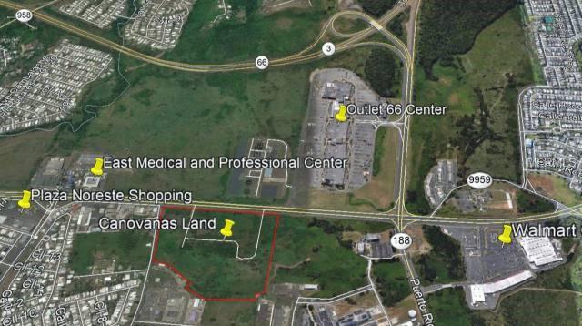 35 cuerdas zoned I-2 with approvals for a 360,000 sf shopping center. Parcel is available for lease, build to suit or for sale. The parcel can be subdivided into 10 cuerda sections. Rent of free standing pads start at $5,000 per month. Parcels at $575,000 per acre. Appraised at $20,080,000.