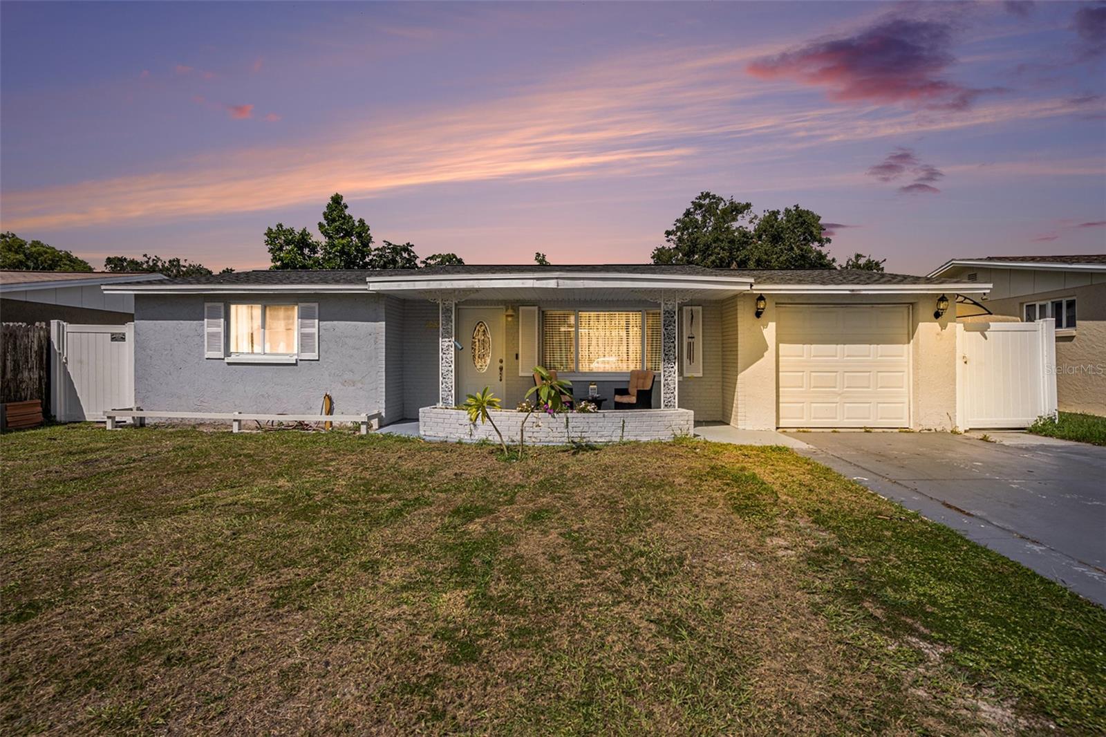 Welcome to this beautifully maintained home featuring 3 spacious bedrooms and 2 full bathrooms, perfectly located in the heart of New Port Richey.
Step outside and enjoy a covered rear terrace overlooking a generous backyard, ideal for family gatherings and outdoor living. The backyard is fully fenced with durable PVC fencing for privacy and security. As an added bonus, the outdoor area includes a second kitchen equipped with appliances—perfect for entertaining or preparing meals outdoors—and an additional storage room that can be used as a hobby space or for extra organization.
Inside, the property also includes a bonus room with a half bathroom, making it perfect for a mother-in-law suite, private office, or guest space. In total, this home offers 4 bedrooms, 2 full bathrooms, and 2 half bathrooms. A NEW ROOF provides peace of mind and long-term value.
Conveniently located near shopping, dining, and major roadways. Plus, this property is located in a NO FLOOD ZONE, giving you additional security for your investment.
Seller is very motivated to sell – schedule your showing today!