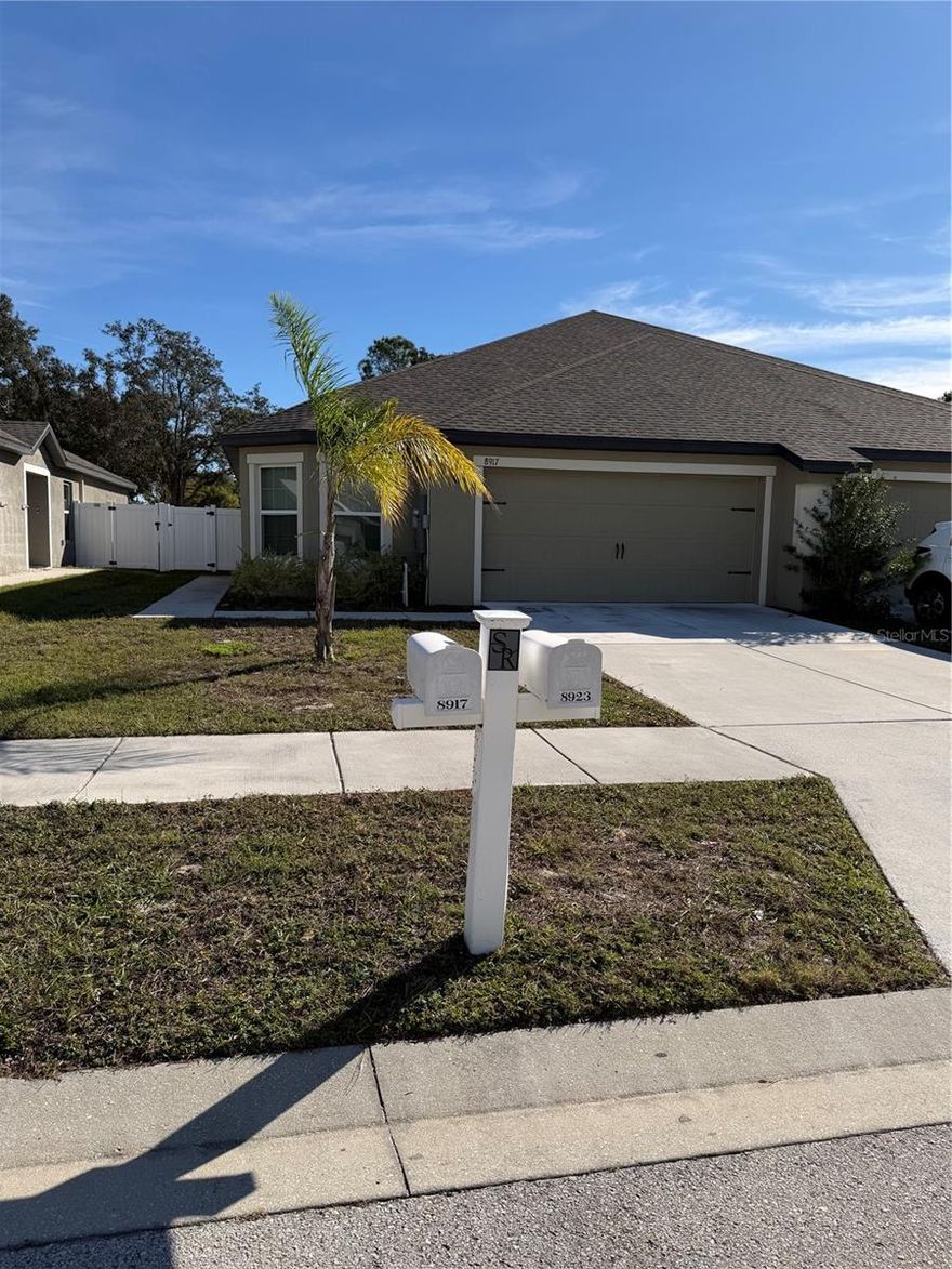 Nestled in a gated community, this charming duplex offers the perfect blend of comfort, convenience and a fenced back yard. Enjoy your own individual side with access to a clubhouse, resort-style pool, fitness center, basketball court, and barbecue grills. Just minutes from shopping, healthcare, and entertainment, you'll love the convenience of this location. This home has a large owners suite with a beautiful bathroom and huge walk-in closet. The other bedrooms are located on the opposite side of the home and share another full bath. The front bedroom would also make a great in home office. The kitchen has granite counter tops and stainless appliances. All the flooring is luxury vinyl planking for ease of maintenance and the bedrooms are carpeted. And the best part? The HOA fee is just $130 per year.