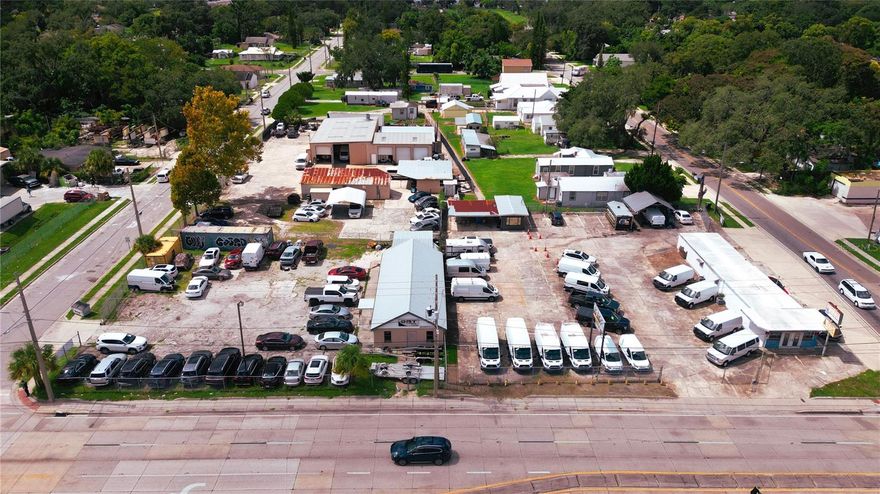 We are pleased to present Kaley Square, a mixture of 32 commercial/residential units on 12 lots totaling 4.27 acres. The prospective income upon increasing rents is estimated at $500,000 and the seller will consider seller financing. The property has been over 90% occupied for decades and has long term tenants spanning back to the 90's. This investment offers a prospective 10%+ cap with the opportunity to redevelop the site and own nearly an entire city block. Communication with the county shed light on the option to change the zoning and FLU to Neighborhood Commercial and increase value in the site for future redevelopment. This property is truly one of a kind.