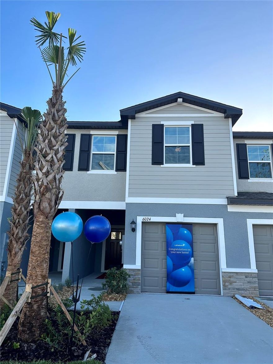 Be the first to call this beautiful townhome, HOME! New construction, 3 Bedroom, 2.5 Bath, 1-Car Garage Townhome in the new Townes @ Lake Thomas Community. Downstairs features the Great Room, Kitchen with Stainless Steel Appliances, 1/2 Bathroom and Screened Lania. Head upstairs to find the Loft, Master Suite, Laundry Room (Washer and Dryer included), 2 more Bedrooms and a Full Bathroom. Community Pool scheduled to be completed by the end of the year. Townes at Lake Thomas is gated and residents have access to Lake Thomas; conveniently located with easy access to the Land O Lakes Recreation Complex, Tampa Premium Outlets, and local favorites like Larry's Deli (had to throw that one in there)!