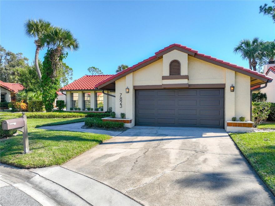 Private pool oasis in the heart of Dr. Phillips!  Less than a block from your new home to restaurant row, this Spanish Med charmer brings the best of Orlando to your doorstep. Vaulted main ceilings, large bedrooms, and pool courtyard views from every room provide spacious living for the ultimate warm weather lifestyle. This inviting home has been tastefully updated and modernized in all the ways that count. New flooring throughout, brand new kitchen with SS appliances and Samsung Bespoke fridge, re-plastered pool with vibrant tile, low maintenance turf and plantings in the backyard, newly screened porch, freshly sealed roof, new HVAC, new gutters and french drains, new garage door, all made complete with sleek fixtures and finishes throughout. Along with private driveway and spacious two car garage, the updated bathrooms with oversized tub and custom primary shower will make you the envy of the neighborhood. Did I mention the rare peek a boo view of Little Sand Lake from your rear patio? Come experience one of Orlando's most desirable, secret neighborhoods with low HOAs and step into your future.