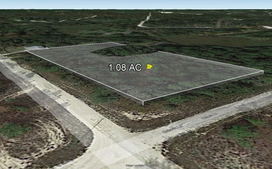 Are you looking for a quiet, rural setting to build your future home in Ridge Manor Estates? Situated on an untouched corner lot with power, these two peaceful, side by side parcels of land total 1.08 acres and offer plenty of space for your new home, a spacious yard or additional storage for all of your toys.

This nature loving country setting in unincorporated Hernando county only allows single family homes so no mobile or manufactured homes are permitted. But, there are no HOA & no CDD fees.

Commuters or weekenders will love the easy access to I-75 for less than an hour trips to Tampa, Ocala or Orlando. Or if you’re looking for quaint home-town vibes you are within a short drive to downtown Brooksville or Dade City.

Recreational opportunities are also nearby with the Croom Wildlife Management Area and Withlacoochee State Forest. Enjoy local camping, fishing, biking, horseback riding and nature walks.

Properties in this sought-after neighborhood have demonstrated their investment potential over time. As urban congestion grows, the allure of serene countryside living becomes increasingly valuable, making this wooded lot a smart investment. Discover the magic of rural living and the freedom to create your ideal life on this wooded vacant lot.

You can have it all if you act now!  This huge double lot between Tampa and Orlando won’t last long in this market!