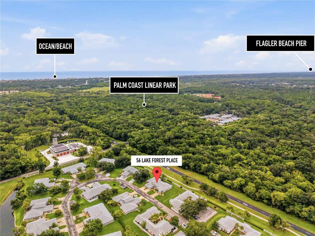 Photo of 56 Lake Forest Place, Palm Coast, FL 32137 (MLS # S5155162)
