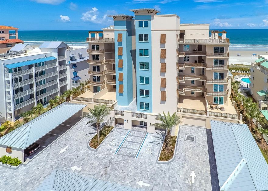 Magnificent Luxury Oceanfront Northeast Penthouse!  TydeMark condominium features 19 exclusive residences, an oceanside pool and oceanfront clubhouse with a fitness room.  This is your chance to purchase the oceanfront penthouse that you have dreamed about.  Spacious 3 bdrm, 3 1/2 bath plus a den features amazing oceanfront views, 11' ceiling heights and 1400 SF of balcony space. Create the color palette you desire by selecting your interior finishes including granite or quartz countertops, cabinet door style and color, stainless steel appliances, porcelain tile an so much more. The penthouse comes with TWO parking spaces on the enclosed first floor on the building and TWO storage rooms. Enjoy oceanfront living all within walking distance to the shops and restaurants on  Flagler Avenue. ;LocationDescription: Condo ;Water: City