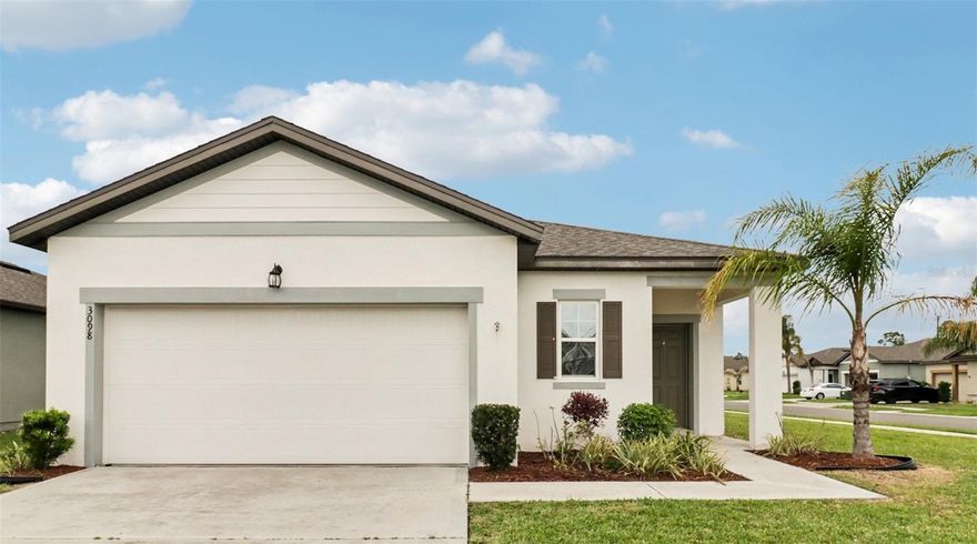 Welcome to this well maintained corner-lot home in the Coastal Woods community of New Smyrna Beach! This 3-bedroom, 2-bathroom residence offers a bright and open floor plan designed for both everyday living and entertaining.

The kitchen is the heart of the home, featuring stone countertops, stainless steel appliances, and a spacious center island with additional seating—perfect for casual dining or gathering with guests. The open layout flows seamlessly into the living and dining areas, creating a comfortable and inviting space.

Enjoy a split-bedroom floor plan that provides added privacy, with the primary suite tucked away at the back of the home. The owner’s retreat includes a generous walk-in closet and a private bathroom with a standalone shower. Two additional bedrooms are located on the opposite side of the home and share a full guest bathroom.

Additional highlights include an inside laundry room with washer and dryer hookups, sliding glass doors that open to a covered lanai—ideal for relaxing or outdoor dining—and a 2-car garage.

Perfectly positioned just minutes from I-95, shopping, dining, and the stunning Florida coastline, this home offers the perfect blend of comfort, convenience, and coastal living. Don’t miss the opportunity to make it yours!