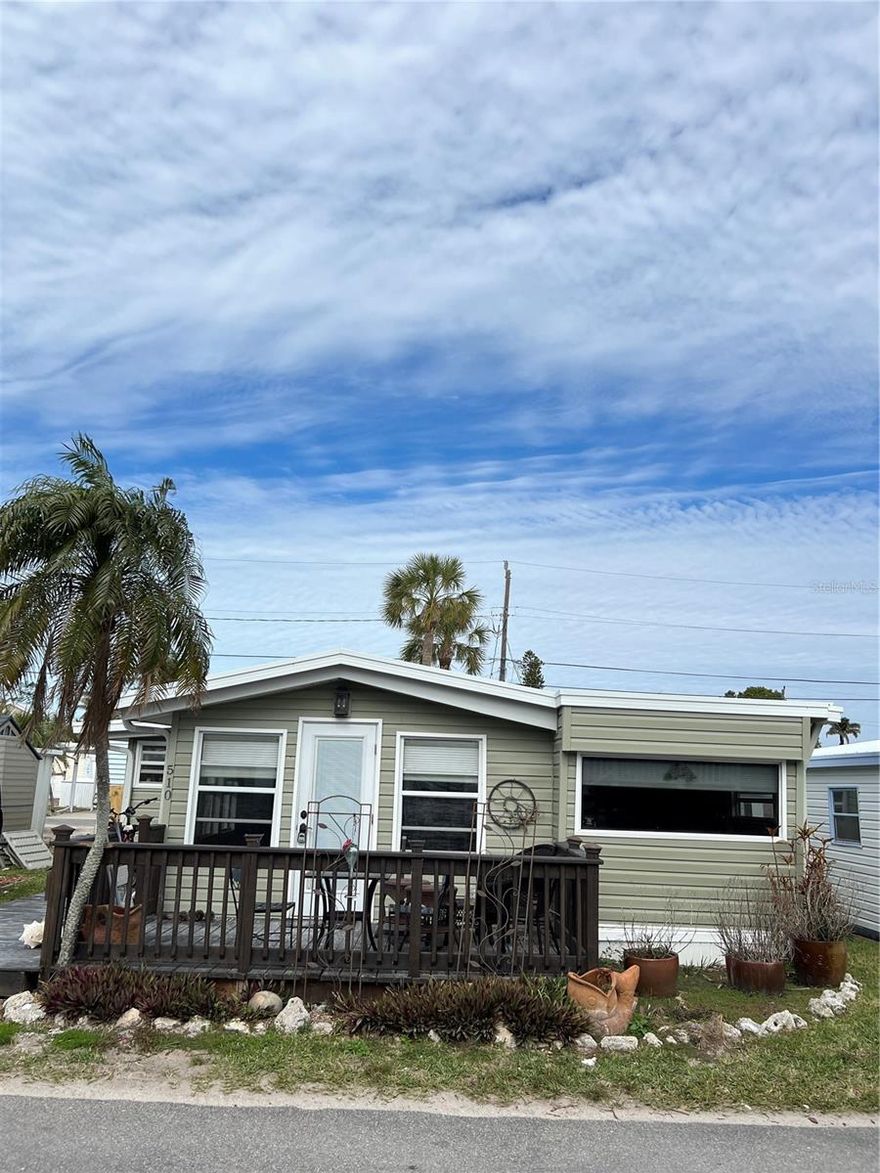 Welcome to Anna Maria Island, where opportunity meets paradise with this home in one of Florida's most desirable beach communities! 
This is a one bedroom, one bath property was recently affected by storm damage but now has new subfloors, new floors, and new drywall. Bring your creativity to restore this home's interior into your own island retreat. 
Alternatively, the current unit can be removed and replaced with a new elevated unit if desired. Detailed spec plans for the lot are available, offering a clear vision of design possibilities. Imagine owning a newly built, elevated 2-bedroom, 2-bath modular home on beautiful Anna Maria Island! This is an opportunity to enjoy island living with stunning potential water views at an incredible value. Nestled on a generous lot just steps away from pristine beaches or the Intercoastal Waterway of Anna Maria Sound. 
The property is being sold "as-is" where you can create your own one-of-a-kind home. The Sandpiper Resort Co-Op is a 55+ community with a heated pool, shuffleboard, boat docks, fire pit and regular social activities. Take advantage of this opportunity to own on Anna Maria Island at this very desirable price! Please call with any questions or for more information.