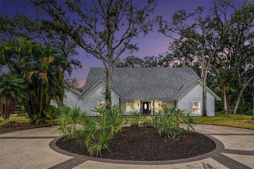 This exceptional opportunity offers the perfect blend of space, privacy, and high-quality craftsmanship in this beautifully updated 3-bedroom, 3.5-bath custom home situated on a full acre with no HOA in a perfect location minutes to I 75, I 275, US 301, US 41, and Snead Island. Spanning over 3,300 sq ft, this residence offers a rare combination of modern upgrades, structural peace of mind, and room to continue customizing to your personal vision. Major upgrades include new roof (2024), new hurricane-impact windows (2025), new James Hardie siding & full exterior repaint (2025), modern gourmet kitchen with updated finishes and Monogram appliance package, second service kitchen with extra sink, dishwasher and refrigerator, huge 2 story living room, updated bedrooms and bathrooms upstairs, newly renovated lanai and pool area, and over 1300 sq ft detached garage. While much of the home has been beautifully updated, some renovations are still needed, offering buyers the opportunity to complete these areas to their taste. There has never been a flood or wind claim on this property! Sellers are a licensed Florida contractor and a licensed Florida Realtor—all work completed with care and professional oversight. Sellers are relocating out of state; home is priced to sell as-is. This property is an incredible opportunity for anyone seeking a move-in-ready custom home with most major upgrades already complete, plenty of space, privacy, and no community restrictions. Call today for your private showing!