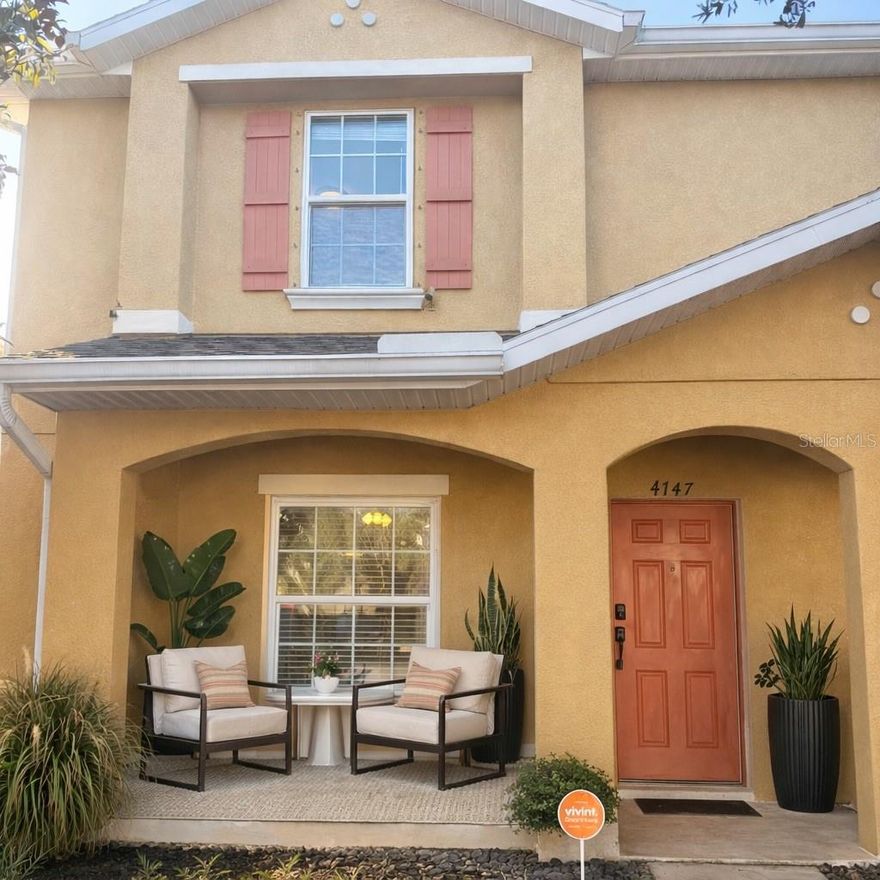 Welcome to this upgraded two-bedroom townhome in the gated community of Magnolia Park in Riverview. This move-in ready home combines modern finishes, low-maintenance living, and a prime location with easy access to everyday conveniences.
The main floor features an open living and dining area that flows into a stylish kitchen with upgraded quartz countertops, a sleek black sink, a full-wall backsplash, and ample cabinetry for storage. Brand-new LVP flooring and fresh interior paint create a clean, contemporary look throughout, while a convenient keypad deadbolt adds extra security and keyless entry. The HOA is also updating the exterior of all the townhomes to Hardie Board this year!
Upstairs, two comfortable bedrooms offer generous closet space and upgraded bathrooms with elegant marble countertops, giving the home a high-end feel. A reserved parking spot directly in front of the unit plus plenty of nearby guest parking make day-to-day living easy, and there is no garage to maintain or worry about.
Magnolia Park is a gated neighborhood that includes access to three community pools, along with well-kept common areas that support a relaxed, lock-and-leave lifestyle. Best of all, there is no water bill for this home, adding meaningful savings to your monthly budget.
The location is ideal—just minutes from the expressway and interstate, with Publix, a movie theater, and multiple gyms all within about a mile. Commuters will appreciate being roughly 15 minutes from downtown, while nearby Gulf Coast amenities and entertainment are also easy to reach, making this townhome an excellent choice for both everyday living and weekend fun.