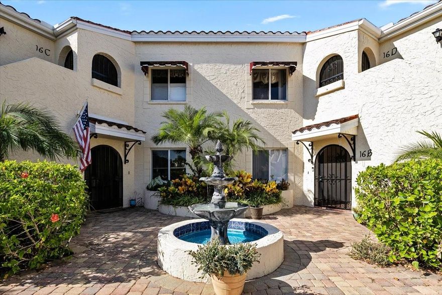 Welcome to Vizcaya, a gated, Spanish-style community offering resort-style amenities and a relaxed Florida lifestyle. This well-maintained ground-floor residence features a spacious open living area, a generously sized kitchen with ample cabinet and counter space, and a dining area ideal for both daily living and entertaining.

New flooring in the living room adds a fresh, modern feel. The enclosed lanai provides a comfortable space to enjoy the landscaped common area year-round with added privacy. The split-bedroom layout offers privacy for owners and guests alike. The primary suite is generously sized and includes a bathroom with dual sinks, a soaking tub, and a walk-in shower. The second bedroom is located on the opposite side of the unit with a nearby full bath. This residence is not situated on a pond, providing additional privacy with no direct rear water views or pedestrian traffic behind the unit.

A versatile bonus room can be used as a home office, den, or additional sleeping area. Both the second bedroom and bonus room offer access to a private patio, creating rare indoor-outdoor flexibility for a condominium home. The laundry area is conveniently located in the Florida room.

Vizcaya residents enjoy a beautifully appointed clubhouse with a fitness center, heated pool, and spa. The community is conveniently located near IMG Academy, downtown Sarasota, St. Armands Circle, Sarasota-Bradenton International Airport, and the Gulf beaches, including Anna Maria Island and Siesta Key.

This is an excellent opportunity to enjoy low-maintenance living in a sought-after community close to shopping, dining, and area attractions.