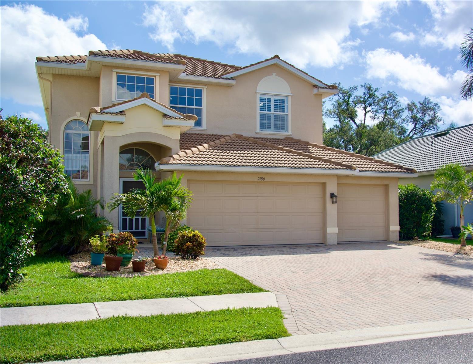 Welcome to this beautiful spacious two-story home located in the highly sought-after, family-friendly community of Stoneybrook at Venice. With 4 bedrooms, 2.5 bathrooms, and 2,650 sqft of living space, this residence offers the room, features, and lifestyle you've been searching for. Step inside to a grand, soaring entryway that opens into a light-filled Living room and dining area, perfect for entertaining. The Kitchen offers stainless steel appliances and tons of counter space. The main floor includes a convenient half bath, a laundry room on the way to your oversized 3-car garage—plus a hidden under-stair storage nook that maximizes space and function.
Upstairs, retreat to the oversized primary suite, complete with a flexible bonus space ideal for a nursery, office, or private lounge. The ensuite bathroom features a soaking tub, a large walk-in shower, and a spacious walk-in closet. Three additional bedrooms, a cozy loft, and another full bath round out the upper level. Stay cool year-round with dual A/C units—the upstairs unit was replaced in 2025—and ceiling fans throughout.
Outside, enjoy one of Stoneybrook’s most serene preserve views from your screened lanai, second-floor balcony, or spacious back patio—perfect for morning coffee or evening BBQs. Your private backyard opens up to a massive open grassy field, offering endless play space for sports and pets. Unwind in the 3-person jetted Thermospa hot tub while taking in the peaceful natural setting.
Stoneybrook at Venice offers resort-style living with a wealth of amenities, including a resort-style pool, splash pad, tennis, pickleball, basketball courts, baseball and soccer fields, playgrounds, walking and biking trails, and fishing ponds. This vibrant, gated community is known for its natural beauty, active lifestyle, and family-friendly atmosphere.
Ideally located just minutes from I-75, US-41, and Downtown Wellen Park, with quick access to Venice Island, top-rated Sarasota County schools, and the pristine Gulf Coast beaches—including Venice Beach, known for its shark tooth treasures.
Low HOA fees cover:
• Resort-style amenities
• Cable TV
• Fitness center
• Guarded gate security
• Irrigation and sprinkler system water
Don’t miss your chance to own this rare gem with stunning preserve views and endless family-friendly amenities. Schedule your private showing today!