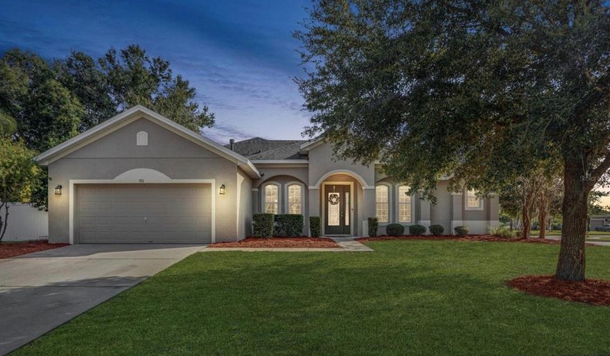 Beautifully maintained 4 bed 2 bath home in the highly sought-after Fern Garden Estates Community in Deland. As you enter this home, you’re immediately greeted by the formal living and dining room spaces which are both spacious with the dining room featuring a tray ceiling. As you pass through the living/dining room space, you enter the heartbeat of the home which is the open concept family room that flows into the kitchen and breakfast nook areas. The family room is warm and inviting with a custom wood paneled wall and direct access to the patio via French doors. The Kitchen is spectacular with custom cabinets, granite counters, stainless appliances, breakfast bar, and a breakfast nook. The Master Suite is spacious with tray ceiling and his and hers closets. The Master bath boasts dual vanities and a glass enclosed stand up shower. The guest bedrooms on the other side of this split plan are all spacious with ample closet space and they share a well-appointed guest bath with a stand-up shower. The back patio features ample covered seating and overlooks the backyard that’s spacious enough for a large pool or playground as it’s currently being used. If you’re looking for a well-maintained home in the heart of Deland that’s minutes away from downtown, dining, entertainment, and shopping then look no further because you’re home! ;Water: City