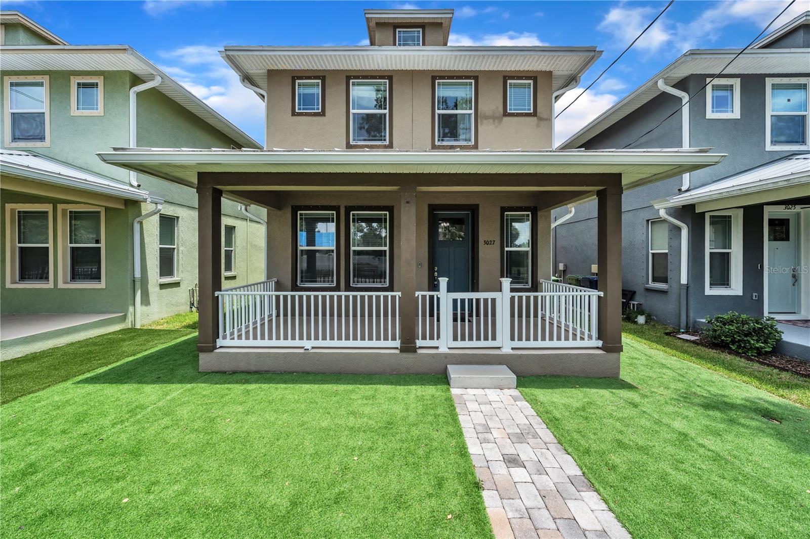 AVAILABLE FOR IMMEDIATE MOVE IN! STUDENTS + GUARANTORS WELCOME! PET FRIENDLY! EASY ONLINE RENTAL APPLICATION with SAME DAY RESULTS! This beautifully maintained 2018-built home offers the perfect balance of historic charm and modern convenience. 3 bedrooms with walk-in closets, 2.5 bathrooms, 4-car parking on driveway—just steps from MacFarlane Park and minutes from everything Tampa has to offer. Ideal for UT students, professionals, or families, this property is located in a small, private enclave of only six newer homes. TURFED FRONT YARD! The first-floor open floor plan, featuring stainless steel appliances, Granite Countertops, a large living room, and a kitchen island, makes it perfect for entertaining, relaxing, or working from home.
Upstairs, the expansive primary suite features tray ceilings, dual walk-in closets, and a spa-like ensuite bathroom with a frameless glass shower. Two additional sunlit bedrooms share a well-appointed full bath with dual vanities—ideal for roommates or guests.
This home also offers three spacious bedrooms and two and a half bathrooms, a modern kitchen with ample storage, central A/C and heating, in-unit WASHER + DRYER INCLUDED, and plenty of natural light throughout. Outside, you'll enjoy a private backyard with an oversized concrete pad—perfect for barbecues, gatherings, or extra parking. The home also includes professional landscaping with lawn care provided, and the charming wrought iron fencing adds privacy and curb appeal.
Location Highlights: Pet-friendly and UT student-friendly, this rental is just minutes from Downtown Tampa, the University of Tampa, Tampa International Airport, and the buzzing new Midtown development. Enjoy quick access to I-275, local shops, dining, and walkability to MacFarlane Park, featuring sports courts, PICKLE pickleball courts, TENNIS COURTS, racketball, trails, and open green space. RENT INCLUDES LAWN SERVICE