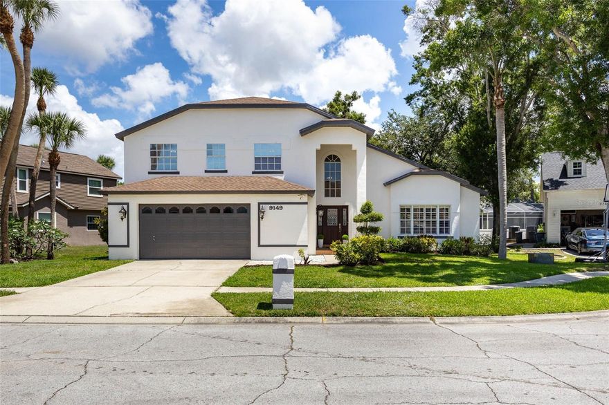 Welcome to The Woods at Lake Seminole, where space, functionality, and a prime Seminole location come together in this well-maintained pool home situated on a quiet cul-de-sac........ Offering 2,762 heated and cooled square feet, four bedrooms, three-and-one-half baths, and an oversized two-car garage, this home provides the flexible layout and generous room sizes that buyers are increasingly hard-pressed to find.........
Inside, soaring ceilings and a dramatic foyer create an immediate sense of openness, while multiple living and dining areas offer flexibility for both everyday living and entertaining......... The centrally located kitchen features wood cabinetry, granite countertops, stainless appliances including a KitchenAid gas range, generous prep space, and an easy flow into the breakfast area and family room........ Large windows and sliding doors bring natural light into the living spaces while overlooking the screened pool and covered lanai........
The first floor also includes formal living and dining areas, a spacious laundry room, half bath, and direct access to the oversized garage. Upstairs, the primary suite offers vaulted ceilings, a walk-in closet, and a spacious en-suite bath with dual vanities, soaking tub, and separate shower......... Three additional bedrooms and a second full bath complete the upstairs layout, while a separate full pool bath accessible from the lanai adds convenience for outdoor entertaining and pool guests........
Recent improvements including updated luxury vinyl plank flooring upstairs, refreshed interior paint, one HVAC just recently replaced, water heater 2020 and a roof replaced in 2016 help showcase the home’s clean, move-in-ready condition while still leaving room for a future owner to make it their own over time......Mature landscaping and established trees provide privacy and character rarely found in newer construction communities........
Conveniently located near Lake Seminole Park, Gulf beaches, shopping, dining, and Tampa International Airport, this home offers an outstanding opportunity to enjoy spacious Florida living in an established Seminole neighborhood.......