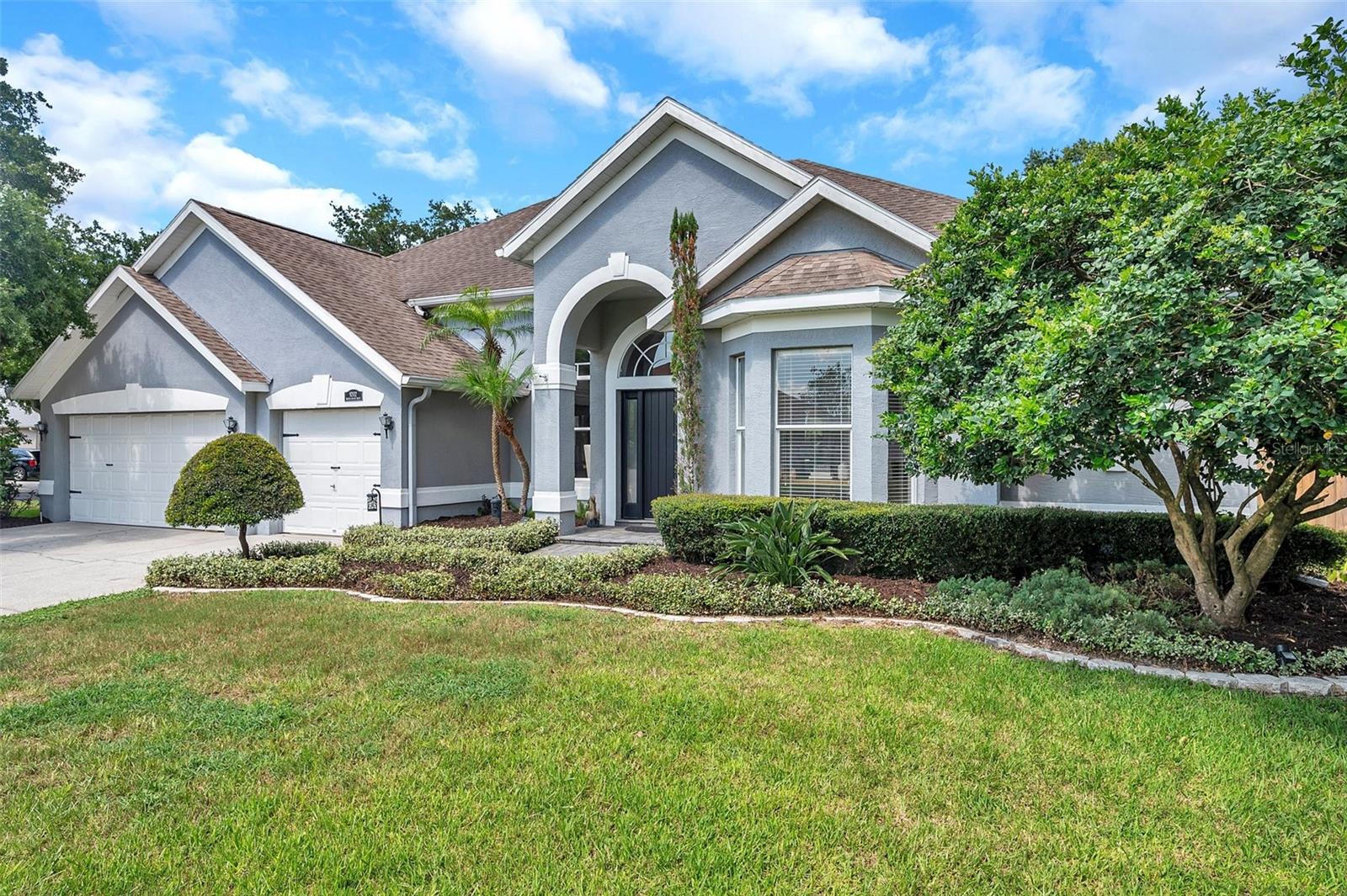 HUGE REDUCTION IN PRICE FOR A QUICK SALE. WILL NOT LAST LONG!! Experience elegance, comfort, and privacy in this meticulously maintained HUGE 4-bedroom, 4-bathroom home with over 3,510 sq ft of beautifully designed living space on a VERY PRIVATE, QUIET, CONSERVATION LOT (cannot see any neighbors in the back, privacy fence between me & only direct neighbor). Very back of the community so hardly any traffic. GREAT SCHOOL DISTRICT!! MASSIVE BONUS ROOM UPSTAIRS W/ FULL BATH & STORAGE (can easily be converted into a 5th bedroom)! Beautiful architectural details, tons of windows, and massive sliding glass doors throughout the home, overwhelmed with natural light. Enjoy multiple living areas, including a formal living and dining room, a cozy family room & a spacious living room overlooking nature & the pool area, a private office/study, great for working from home. Open spaced kitchen with stainless-steel appliances, ample cabinetry, large pantry w/ barn doors, and a spacious butcher block island with breakfast bar overlooking the pool and spa. ALL BEDROOMS ON 1ST FLOOR! The master bedroom is a luxurious retreat with gas operating fireplace, dual walk-in closets, dual vanities, walk-in shower, and JACUZZI TUB. Two additional bedrooms feature large closets and share a full bath, while the fourth bedroom functions perfectly as an in-law suite or private guest quarters w/ full bath & access to pool area. Step outside to your tranquil backyard lanai w/ screened-in pool with spa & peaceful conservation views. Additional highlights include an oversized 3-car garage w/ ceiling storage racks that hold up to 850 lbs, enormous attic for additional long term storage, PRIME LOCATION close to Airport (15 min drive), top-rated schools, large shopping malls, many dining options, close to nature trails, 25 minutes to downtown, easy commute to beaches, highway access etc..