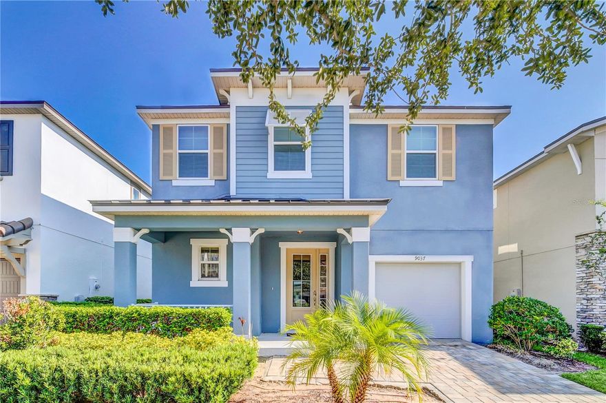 Turnkey and fully furnished, this beautiful home is located in the highly sought-after Solara Resort, just a 5-minute walk to the Clubhouse. Perfect for short-term rentals or a vacation getaway, this property offers a modern open layout with stylish décor throughout.

The kitchen features stainless steel appliances, granite countertops, and 42” wood cabinets. Enjoy the Florida lifestyle with a screen-enclosed private pool and spa, plus a covered lanai ideal for relaxing or entertaining.

Maintenance-free ownership — lawn care, daily trash removal, internet, and cable are all included, allowing you to enjoy your vacation home worry-free.

The Solara Resort Clubhouse offers world-class amenities, including a water park with slides, a FlowRider surf simulator (free of charge), pool bar and restaurant, coffee bar, fitness and business centers, outdoor basketball and beach volleyball courts, and a full-size soccer field.