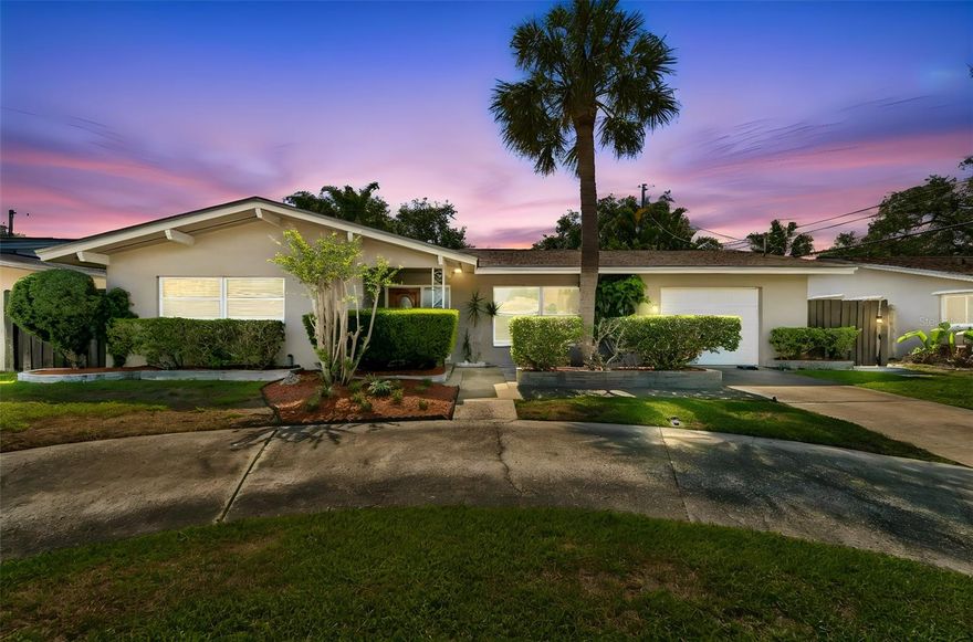 This is a 3 bedroom, 2 bathroom ranch style home with a one car garage conveniently located in Largo. The home is beautifully updated with an amazing kitchen with beautiful granite counter tops, updated bathrooms with granite counter tops (2021), new roof, water softener (2020), flooring (2018), HVAC (2022), new refrigerator, water heater and washer/dryer (2024) and fenced yard (2019). You will enjoy this home with its open livening room, dining room and its amazing over sized Florida Room, office/den and modern lighting and numerous updates. The updated primary bathroom has a shower and the second bathroom has a tub/shower combination. The fenced yard which extends off the Florida Room and its extended row of windows has a children swing set and slide and is beautifully landscaped and provides a wonderful atmosphere for outdoor BBQ's and lounging with friends and family. This home is centrally located to restaurants, shops, banks and schools. The Largo Sports Complex and Highland Recreation Complex are also just a few minutes drive. Do not miss this amazing home!