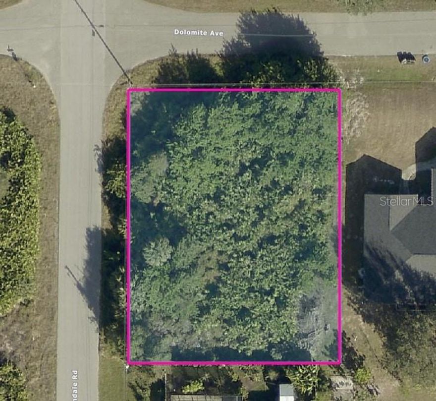 Imagine the possibilities with this prime corner lot located on Dolomite Avenue in thriving North Port, FL 34287. This buildable parcel sits in a rapidly growing residential area and enjoys the added benefit of corner lot placement—providing extra space, design flexibility, and enhanced accessibility. Just minutes from shopping, dining, schools, parks, and some of Florida’s most breathtaking Gulf Coast beaches, this location blends convenience with lifestyle. With no HOA restrictions, there's freedom to design your dream home, income property, or vacation getaway. North Port continues to rise in demand as it’s home to the Atlanta Braves Spring Training facility, Warm Mineral Springs, scenic nature preserves, and miles of trails perfect for outdoor enthusiasts.

Whether you're ready to build now or looking to invest in one of Sarasota County’s fastest-developing communities, this property delivers the blank canvas you’ve been searching for.

Take a drive by today and imagine your future—then reach out to schedule a walkthrough or get more details!