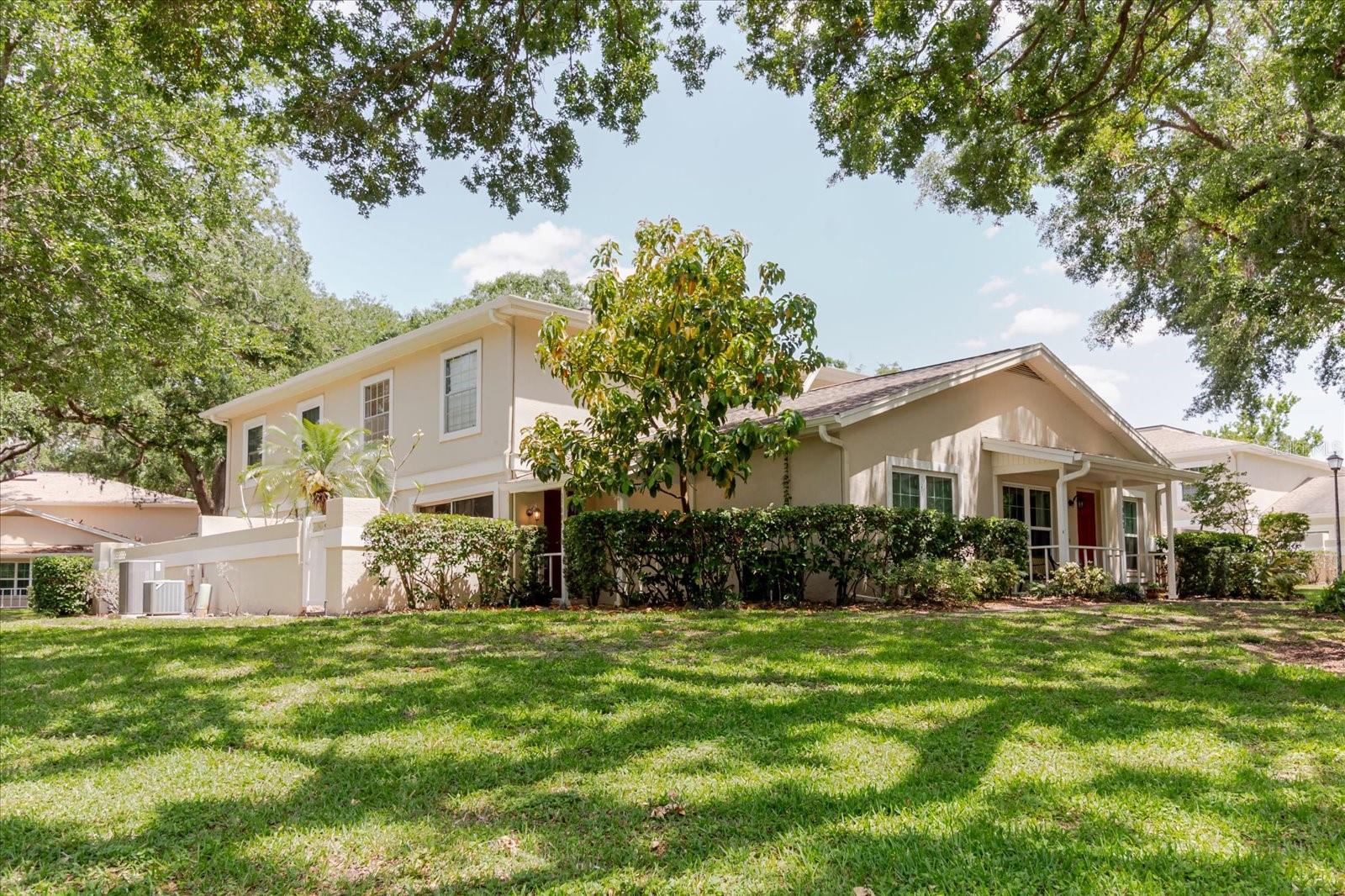 Located in the desirable community of Raintree Manor, this well maintained home offers 2 bedrooms, 2 full baths, and a 1 car garage. Great open floor plan with a living and dining combination. Enjoy two sizable master bedroom suites. Upstairs master includes a walk in closet and updated bath. Downstairs master also has a walk in closet and full ensuite. Enjoy a cup of coffee on your patio while enjoying the beauty of the courtyard and shade trees. Additional features include; new granite countertops and sink in the master bath, updated luxury vinyl plank flooring in the kitchen, new interior paint, new A/C, & roof replaced in 2004. Community features two resort style pools, clubhouse, four tennis courts, fenced storage area for RVs and/or boats, & more. HOA fee includes Cable TV, Community Pool, Insurance, Maintenance Exterior, Maintenance Grounds, Private Road, Recreational Facilities, Sewer, Trash, Water.