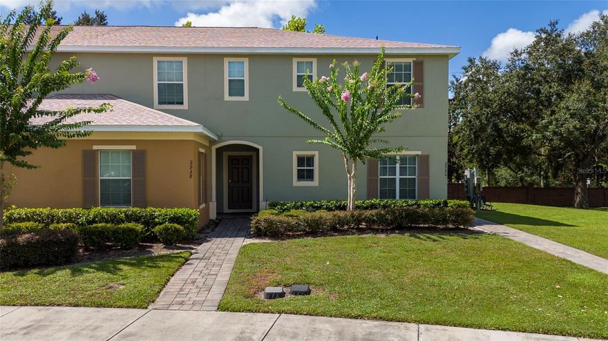 This beautiful 3-bedroom, 2.5-bath townhome is located in the desirable community of Emerald Lake in Kissimmee, offering a perfect blend of comfort, style, and convenience. Built in 2014, it features an open-concept layout with a modern kitchen boasting granite countertops, stainless steel appliances, and ample cabinet space that seamlessly connects to the living and dining area filled with natural light. Upstairs, the spacious master suite includes a large walk-in closet and a luxurious bathroom with a glass-enclosed shower. Enjoy relaxing or entertaining on the covered patio, or take advantage of the community’s resort-style pool, cabana, and playground. Ideally situated near top-rated schools, shopping centers, restaurants, and major highways, this property provides easy access to everything Central Florida has to offer, making it an exceptional place to call home.