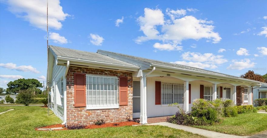 Beautiful, well-cared-for 2BR/2BA villa in a maintenance-free 55+ community — ready for a new owner. Single-level, move-in ready home with a bright, open floorplan, remodeled kitchen and stainless steel appliances. Durable LVP flooring (2021) throughout the main living areas and new carpet in the bedrooms. Laundry includes washer/dryer 2021; refrigerator 2025. Security system installed.
Major recent system and structural upgrades for worry-free ownership: HVAC 2023; 40-gal water heater 2023; PEX water lines 2024; new carport roof 2024; new power panel & upgraded wiring 2021; attic insulation & interior paint 2021.
Ease of living: Enjoy true low-maintenance, single-level living with HOA exterior care, easy parking under the new carport roof, and modern systems that minimize upkeep and unexpected expenses. The thoughtful updates and security system provide peace of mind and allow you to spend more time enjoying community amenities, nearby lakes, dining, and shopping rather than home maintenance.
Location and lifestyle: Conveniently close to Publix, dining, and scenic lakes — ideal for active adults seeking convenience and leisure.