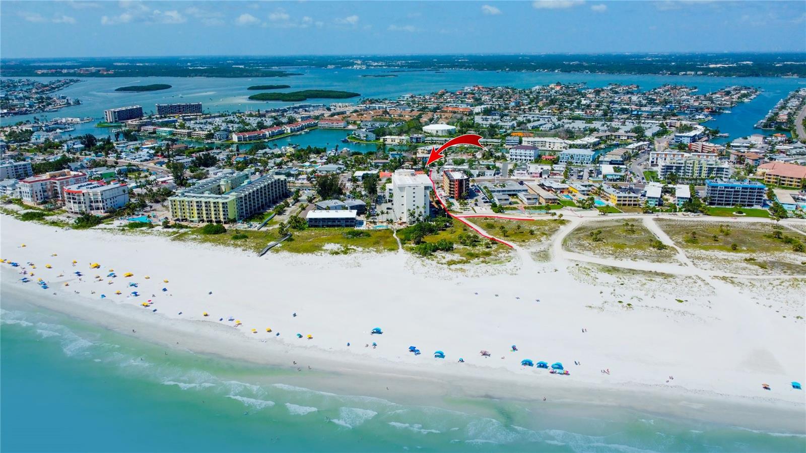 One or more photo(s) has been virtually staged. Discover a tropical paradise with this income producing triplex or single-family residence just the other side of Gulf Blvd. only steps from our Beautiful Gulf Beaches. Enjoy sun-soaked days on pristine Sunshine Beach just across the street or Stroll the Beach for breathtaking sunsets, visit John's Pass Village for dining and shopping, or relax at Treasure Island Beach Park with its picnic areas and playgrounds. Water enthusiasts can kayak or paddleboard along the coastline or intercoastal waterways. Embrace this vibrant coastal lifestyle in this soon to be turnkey triplex, where paradise meets profitability. This Triplex is being remodeled now, Unit #2 is completed, and unit #1 & #3 will be complete in a few weeks.
Unit #2 has been fully renovated, with 2 bedrooms & one bath
Unit #1 is in the process of renovation. featuring 1 bedrooms and 1 bath
There is a outside bath and shower building
Unit #3 is in the process of renovation. featuring 1 bedrooms and 1 bath