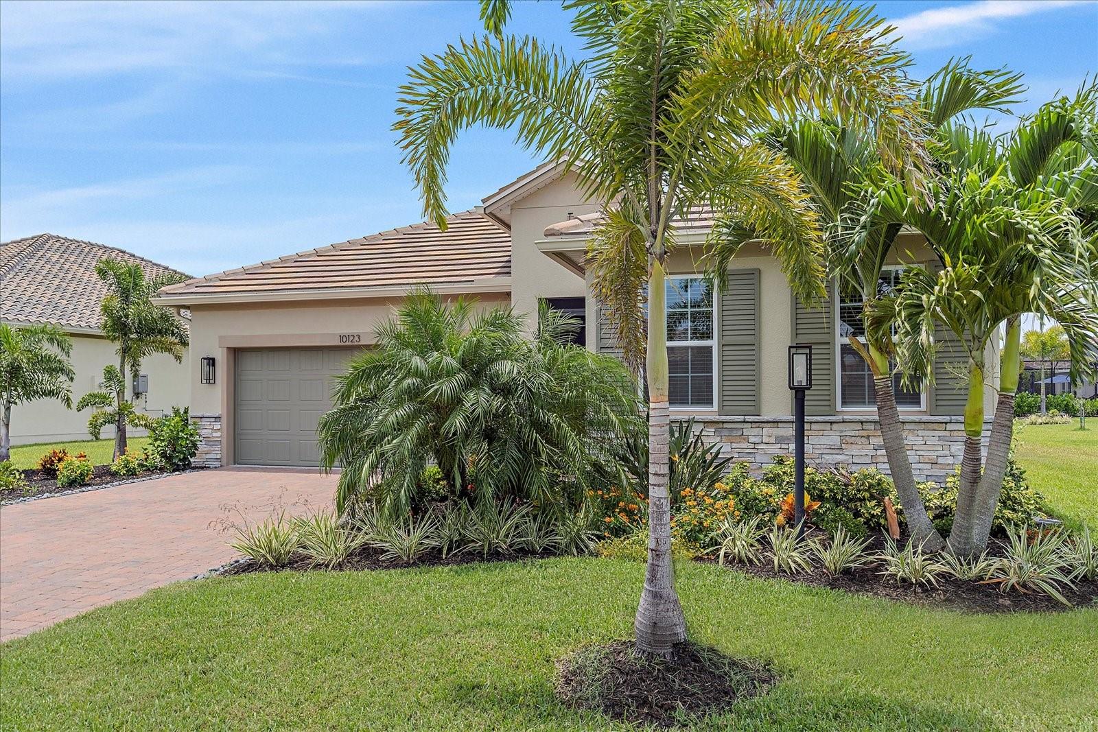 Beautifully designed 3BR/2BA Spanish Mediterranean home built by Ashton Woods in Rosedale Golf & Country Club. Home is situated on a nice sized lot overlooking a lake. Kitchen has 42" Wellborn cabinetry, quartz countertops with tile backsplash, Whirlpool appliances, including a gas stove and 17" ceramic tile. Dining room is right next to the kitchen. Living room has a gorgeous tile feature wall with an electric fireplace. Bedrooms have stain resistant carpet. Tankless water heater upgraded fans and lights throughout. There is a screened front entry, a hurricane grade glass entry door and an enclosed back lanai. Yard is lushly landscaped and has plenty of room to add a pool. HOA covers manned gates, security guard, Spectrum cable & internet included, common grounds maintenance & landscaping, and social membership (which includes heated junior Olympic pool, tennis courts, clubhouse, yoga room & fitness center). Centrally located to restaurants, salons, UTC mall, Sarasota International Airport, A+ schools, and some of the best beaches in the country. Rent is $3,100.00 month and move in requirements are: Minimum credit score of 600, $100.00 application each adult for Central Park Property Management, $100.00 administrative fee, $100.00 application fee for Rosedale Homeowners Association, security deposit equal to 1 month's rent and first month's rent is due on or before move in.