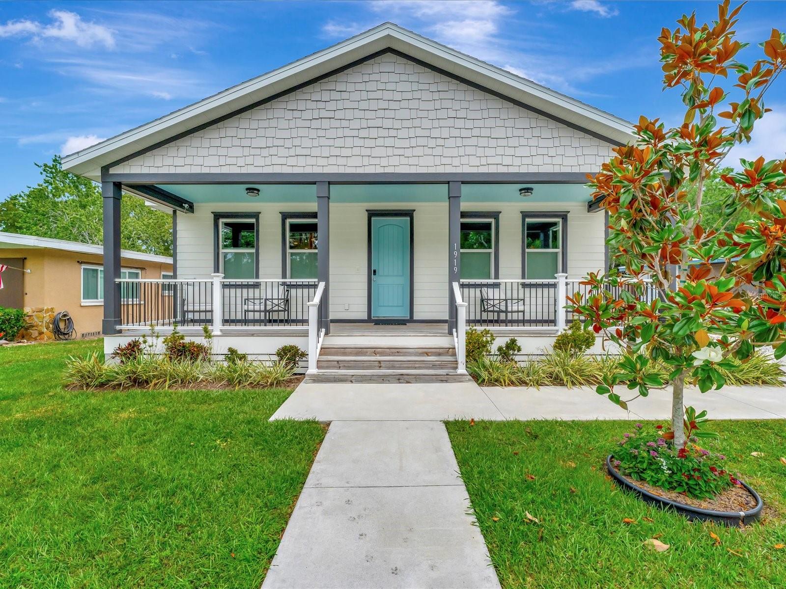 Your own personal paradise can be found at this newer construction (2022) home conveniently located just off the Manatee River between downtown Bradenton and I-75. NO HOA or CDD provides all the perfect opportunities to make this home your primary residence, winter escape, or utilize as a revenue producing rental investment!! As soon as you arrive at the home you are met with an oversized (32x8) front porch for relaxation or entertaining as well as an extended driveway providing plenty of room to park your boat or RV. Once you enter the home you are immediately greeted with an open floor plan between the spacious living room and a stunning gourmet chef’s kitchen with white shaker cabinets, luxurious quartz countertops, stainless-steel appliances, and a pantry for ample storage. There is luxury vinyl flooring throughout the home as well as custom trim work around all the windows and doors. The large master suite sits at the rear of the home for more privacy and includes a dual sink vanity, an oversized shower with floor to ceiling tile, a walk-in closet equipped with custom real wood built-ins, and direct access to a secluded porch off the rear of the home to enjoy. There are two spare bedrooms with plenty of room for various setups or multiple beds and a bathroom between the two rooms that includes a tub & shower combo. Directly across from the extra deep garage entrance is the walk-in laundry room that includes upper cabinets for additional storage. The exterior of this all-block home features all impact windows and doors, hardi boarding siding, and hardi shaker on the gable. Enjoy the true Florida lifestyle both while in the comfort of your home as well as all the benefits of the surrounding area this location easily provides. Walk down to the Manatee River from your home and enjoy the sunset. Boaters can drop in just down the street at State Road 64 boat ramp. You will be a short drive or boat ride away to the powdery sand beaches of Anna Maria Island and the Gulf of Mexico. Sport enthusiasts can enjoy the proximity to the Bradenton Golf & Country Club, GT Bray Park equipped with a brand new Pickleball facility that includes 20 courts, world-renowned IMG Academy, or catch a Pirates/Marauders baseball game at LECOM Park. Enjoy shopping at the Ellenton Outlet Mall or hop on I-75 for a quick drive to the University Town Center entertainment district. Last, but not least you are very close to historic downtown Bradenton with rooftop and waterfront restaurants, a Riverwalk and park along the Manatee River, and a weekly farmer’s market on main street to explore. Call today to make this dream lifestyle your reality!!