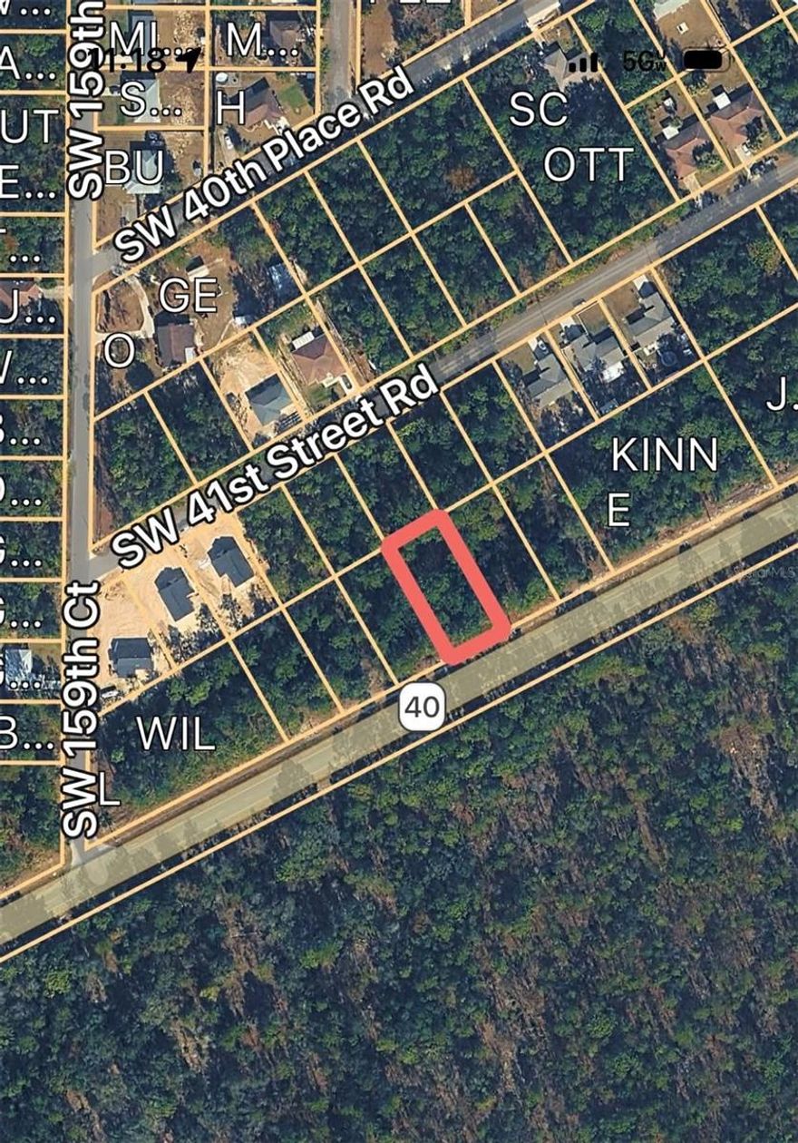 Prime .24 acre commercial lot zoned B4 with direct frontage on busy Hwy 40.  High visibility and strong traffic count make this an excellent location for a new or expanding business.  Additional parcels available for purchase.