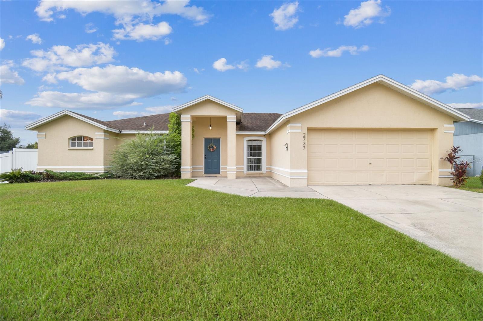 Welcome to your new home in beautiful South Lakeland! This charming 3-bedroom, 2-bathroom pool home is nestled in a highly desirable location, just minutes from shopping, top-rated schools, and medical facilities. Step inside and you’re greeted by a formal living and dining room combo, ideal for entertaining. The open-concept kitchen flows seamlessly into the spacious Great Room, featuring high ceilings and tons of natural light. The kitchen is complete with a breakfast bar, cozy breakfast nook, closet pantry, and views of the backyard oasis. The sliding glass doors lead you to a screened-in porch that overlooks your private inground pool, perfect for relaxing or hosting summer pool parties. Just a few steps down, enjoy the extra space for your grill and patio furniture, offering even more room for outdoor living and entertaining. The backyard continues beyond the pool area, featuring a pergola perfect for hanging out, and is fully enclosed with a privacy fence, offering both comfort and seclusion. There's also plenty of space for pets or play!. The split floor plan offers privacy, with two additional bedrooms and a full bath located off a hallway near the kitchen, along with an indoor laundry room that includes a storage closet and access to the 2-car garage. Whether you're looking for a family home or a fantastic investment opportunity, for long-term or short-term vacation rentals, this home checks all the boxes. Schedule your private showing today and make this South Lakeland gem yours!