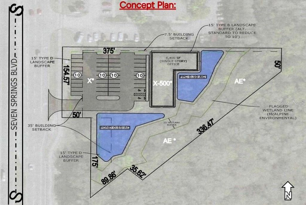 Photo of 0 Seven Springs Blvd., New Port Richey, FL 34655 (MLS # TB8493875)