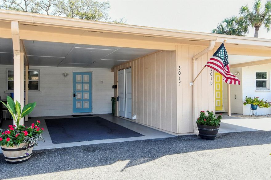 This cozy, charming, no maintenance villa is a must-see! Priced to sell,  the property has been upgraded with new impact windows and doors, ensuring safety and durability. All the major appliances have all been replaced within the last five years, providing modern convenience and efficiency. This villa is perfect for those seeking a comfortable and secure living environment. New paint, baseboards and window treatments throughout. The home also comes with a dedicated carport and ample guest parking near by. Located just minutes away from local amenities such as shopping centers, restaurants, parks and SRQ airport, this villa offers convenience and accessibility to all that Bradenton & Sarasota have to offer. The community is beautifully manicured and well maintained providing mature landscaping that truly provides you with that Florida feeling. The beautiful beaches of Anna Maria Island are also just a short drive away. This property is a great personal investment opportunity for those looking to own a piece of the Sunshine State. Whether you're a Snowbird, looking to downsize, seeking a vacation property or if you want to call it home, this property is a must-see! Don't miss out on this affordable opportunity to own a home on the Gulf Coast. Community offers a heated pool and clubhouse with billiards, table tennis, catering kitchen and shuffle board courts. Right to inspect As-Is. Service animals only. The monthly fee is $477.00. Cable, internet, landscaping, interior & exterior pest control, roof, exterior painting and maintenance are included. The rental restriction is 10% of each phase and they are at capacity. The association does not pay for water.