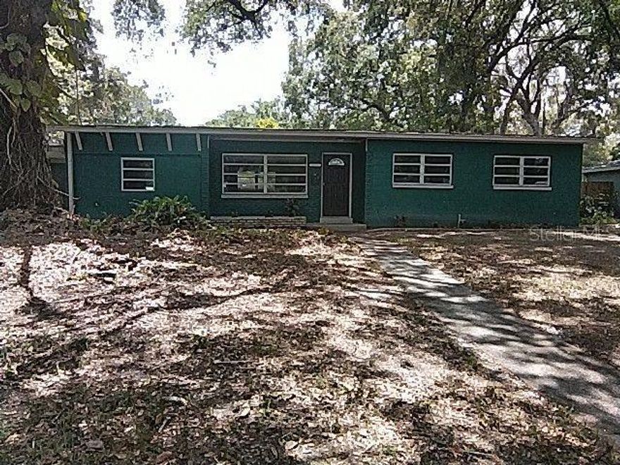 Offering 3 bedrooms and 2 full bathrooms. This home was partially remodeled in 2020 by the former owner. It has original Terrazzo flooring throughout. The home also offers a living room, dinette area and inside laundry room. The back yard is fenced and there is a covered patio as well. A brand new HVAC system has been installed.