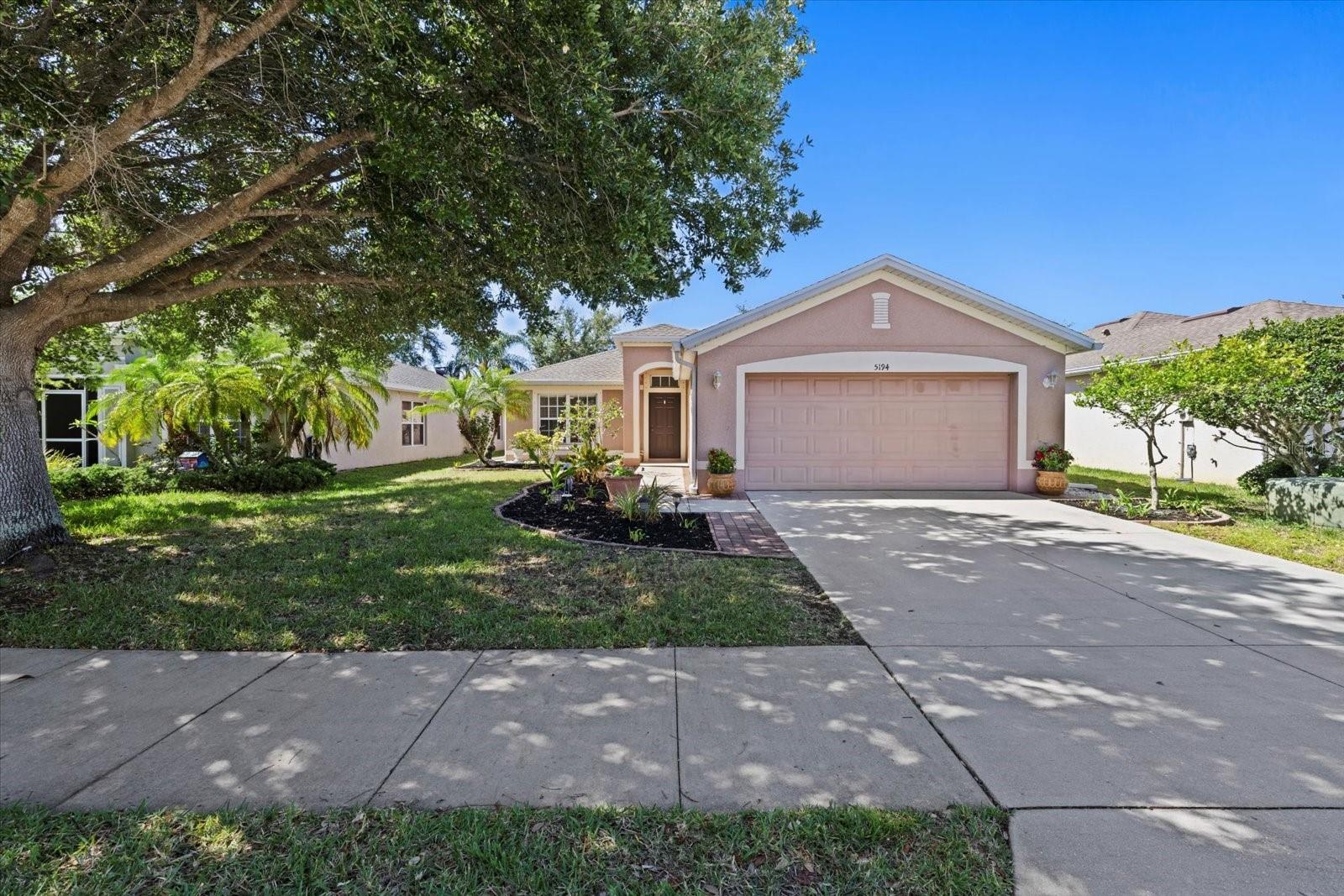 MOTIVATED SELLER! Live the Florida dream! This LAKEFRONT, POOL home is located 2 MILES FROM THE BEACH in the sought-after gated community of Ventura Village. NOT IN A FLOOD ZONE! NO CDD FEE. TAXES ARE PAID TO COUNTY ONLY. With over 1760 sq feet, NEWER ROOF, 4 bedrooms, 2 baths, 2 car garage, formal dining room, eat-in kitchen, and great room, this home checks all the boxes. The vaulted ceilings, tiled floors, and granite countertops are just a few bonuses. The master bedroom has views over the lake and pool area, with a large master bath with dual vanities, a garden tub, a shower, and a large walk-in closet. There are 3 good-sized bedrooms, one with French doors, and can be used as a den/office if preferred. The screened-in private pool area has plenty of space for a grill and outdoor furniture and overlooks the tranquil lake views. It is beautifully landscaped with a community-controlled irrigation system. The heated community pool and clubhouse are just down the street and with low HOA fees. There are many “A” rated schools in the area. Easy access to Englewood, Venice, Wellen Park, Manasota Beach, shopping, dining, and entertainment.