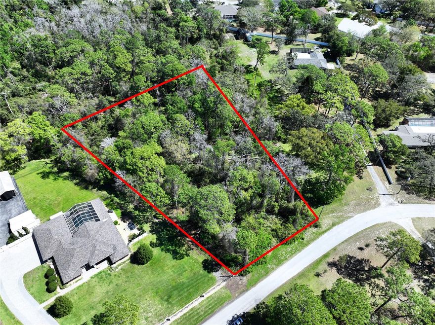 Fractional Ownership. This parcel is located in the Tanglewood East community in New Port Richey.  It is ideal to build an estate home or ranch-style home.  This property is close to the town’s major shopping areas and near the major  Suncoast Highway, Tampa, St. Petersburg, and West Coast Beaches. Enjoy the best of Florida’s natural landscape with the convenience of the town a short distance away.  
This neighborhood boasts Estate Pool homes with schools, shopping, and recreation nearby.
Zoned ER (Estate Residential), electricity, and water nearby. A septic tank may be needed. 

*Outlined photos may not be exact property lines.