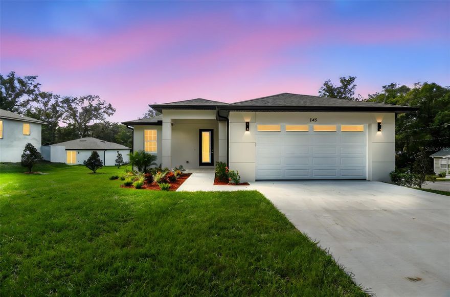Available for Rent or Sale!
Welcome to this beautifully newly constructed home in the heart of Brooksville, Florida. Offering 1,480 sq. ft. of modern living space on a 10,007 sq. ft. lot, this property perfectly blends comfort, style, and functionality.

The home features 3 bedrooms and 2 bathrooms with a bright open floor plan connecting the living, dining, and kitchen areas—ideal for everyday living or entertaining. The kitchen includes sleek cabinetry, ample counter space, and a clean, modern design. Large windows fill the space with natural light, creating a warm and inviting atmosphere.

The primary suite offers a peaceful retreat with a private ensuite bath, while the additional bedrooms are spacious enough for guests, family, or a home office. Step outside to enjoy your covered front porch or the spacious backyard, perfect for gardening, relaxing, or creating your dream outdoor space.

Additional highlights include a two-car garage, private driveway, and low-maintenance landscaping. Located in a quiet neighborhood near historic downtown Brooksville, this home offers convenient access to local shops, restaurants, parks, and schools.

Whether you’re looking to rent or purchase, this move-in-ready home combines quality craftsmanship, modern finishes, and an excellent location—the perfect mix of small-town charm and contemporary living.