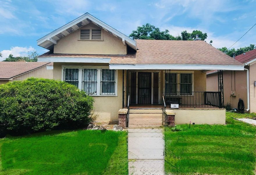 This 1928 classic offers 3 bedrooms, 2 bathrooms, and 1,689 sq ft on a rare 8,861 sq ft corner lot in historic West Tampa, just 2 miles from downtown. Located in the West Tampa Historic District with immediate I-275 access, iconic red brick streets, and authentic community character. The substantial corner lot provides expansion potential. Perfect for owner-occupants seeking historic charm and walkable neighborhood living, or investors recognizing West Tampa's revitalization momentum. Strong bones, significant potential.
