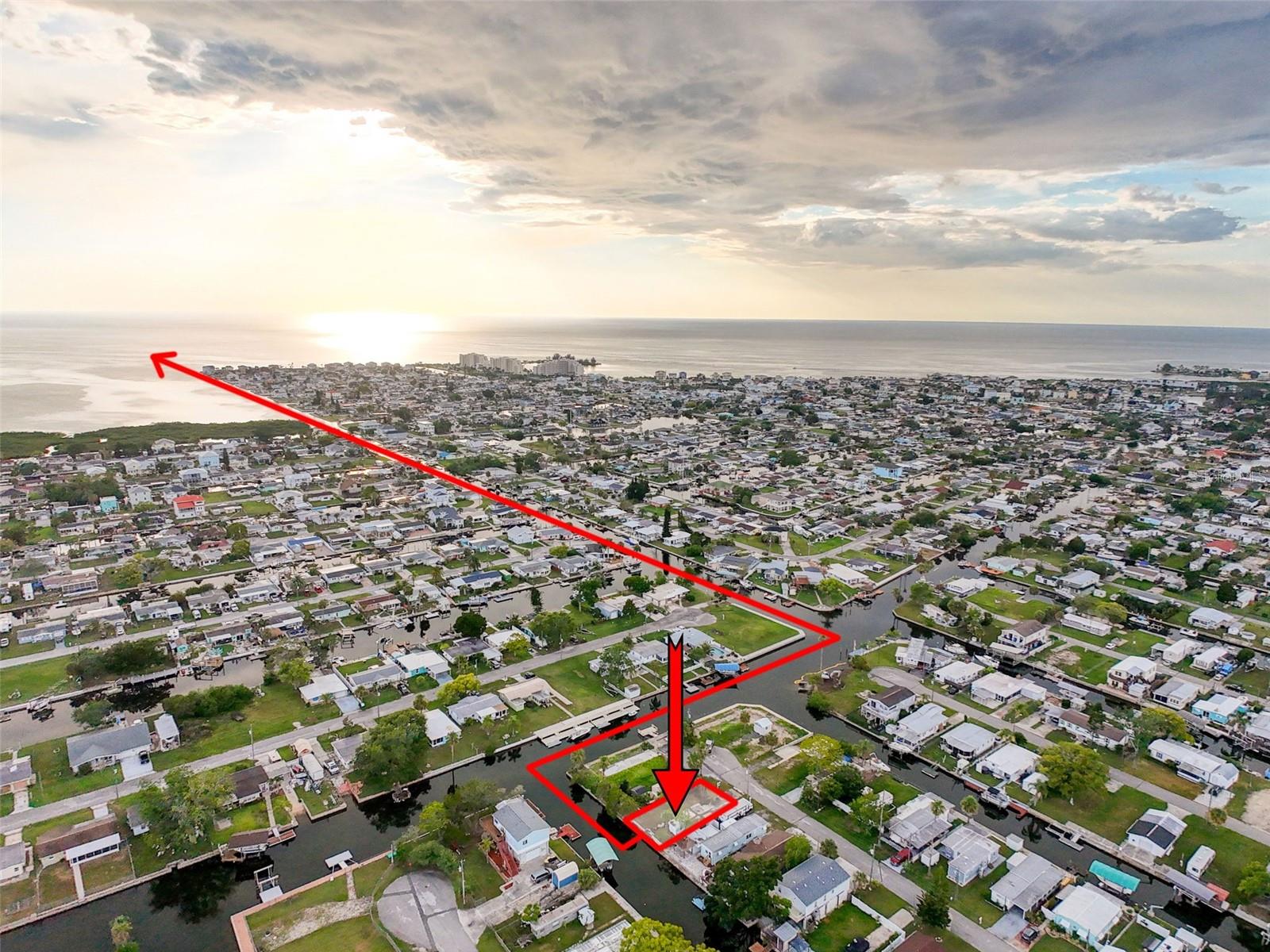 This PARTIALLY FENCED-IN WATERFRONT LOT is located in the VISTA DEL MAR SUBDIVISION featuring 40 feet of WATERFRONT, a CONCRETE SEAWALL and VERY EASY ACCESS to the GULF OF AMERICA. All your local restaurants like INN ON THE GULF, SAM'S BEACH BAR, OLLIE"S ON THE BEACH and GET HOOKED are a 5-minute drive. SUNWEST PARK is a LOCAL ATTRACTION that is nearby as well. THE BAYONET POINT HOSPITAL, many local SUPERMARKETS and the PORT HUDSON MARINA are all located right here in HUDSON, Florida. The TAMPA BAY AIRPORT, TAMPA BAY, CLEARWATER BEACH, HOMOSASSA SPRINGS, TARPON SPRINGS, PINE ISLAND, HONEYMOON ISLAND and WEEKI WACHEE are under an hour away. Build your DREAM HOME, FISH & CRAB off your own dock or take a KAYAK, JET SKI or BOAT RIDE to the OPEN GULF where the FISH ARE PLENTIFUL, the FUN is NEVER ENDING and the SUNSETS are ALWAYS AWESOME! MORE PHOTOS TO COMING SOON!