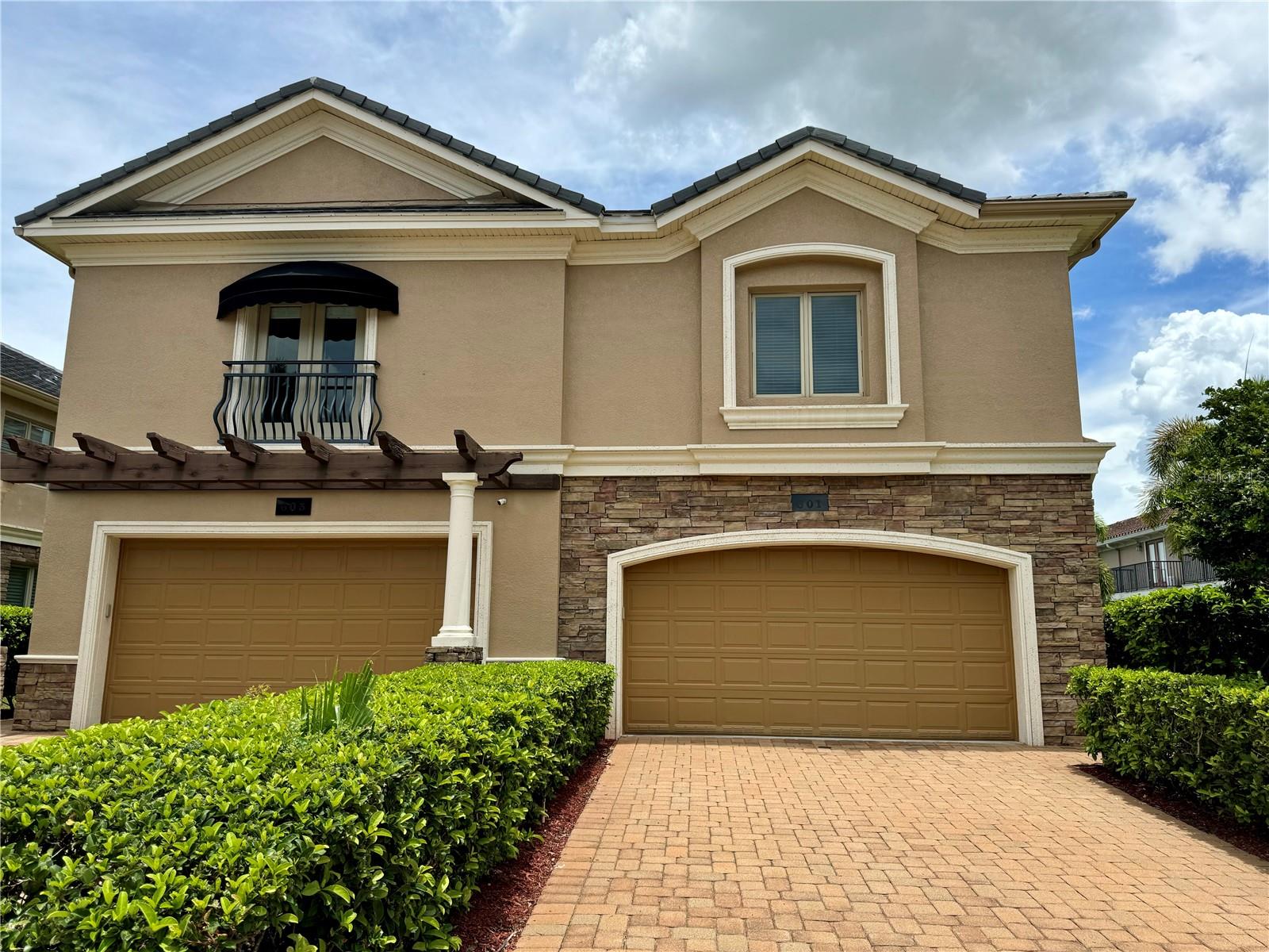 Luxury Town Home at Saxony Place in Carillon! Over 3,100 sq ft! 3 over-sized bedrooms, 3 full bathrooms, 1/2 Bathroom down stairs. Bright and open! Fireplace in Living room. 2 Car Garage. Updated Kitchen with Granite Counter tops and Stainless appliances. Formal Dining Room. Screened in Porch. Rear of your home backs up to the nature preserve! Your master suite includes; separate office, fireplace, two large, walk in closets. Spacious master bathroom with garden tub, dual sinks with granite counter tops and separate shower. Trash and Lawn care included! Application $45/ Adult plus HOA application. Renters insurance required. Call and set up your appointment today! TEXT MINDY