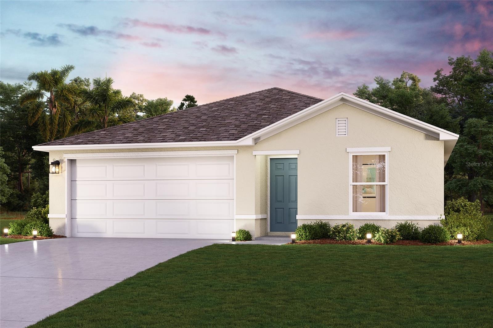 Under Construction. Discover Your Dream Home in the Marion Oaks Community! The Alton Plan offers a contemporary living experience with its design and desirable features. The standout kitchen is a culinary masterpiece, featuring cabinetry, granite countertops, and stainless steel appliances, including a smooth-top range, over-the-range microwave, and dishwasher. This culinary space opens seamlessly into a welcoming dining area and spacious living room, perfect for hosting gatherings or relaxation.
Convenience abounds with all bedrooms and a sizable laundry room on the main floor. The serene owner’s suite is a retreat with a private bath and a generous walk-in closet. Additional highlights include a 2-car garage for ample storage and parking.
Enhanced with energy-efficient Low E insulated dual-pane vinyl windows and a 1-year limited home warranty, this home combines style and functionality.